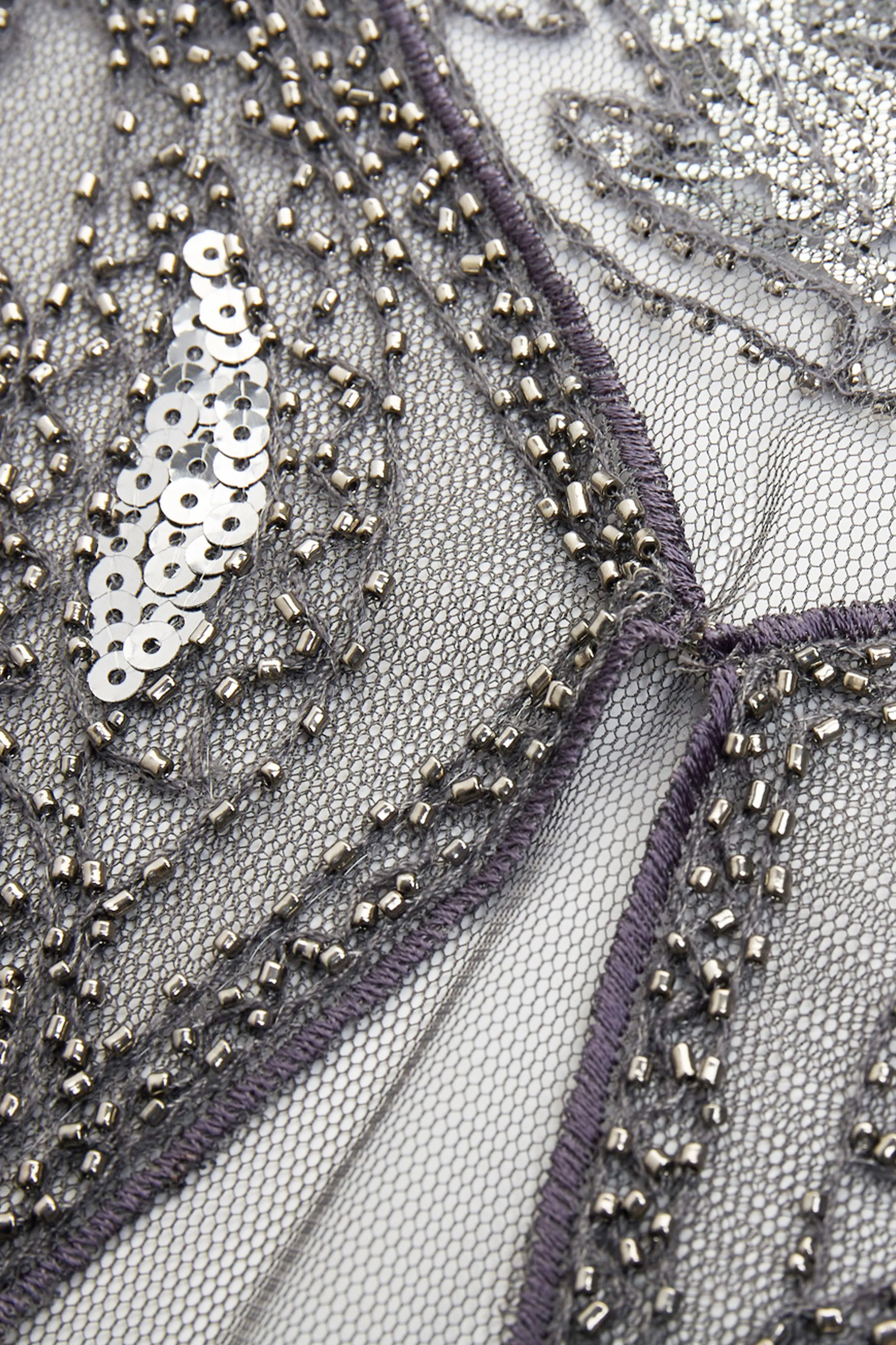 1920s Sequin Beaded Gatsby Shawl