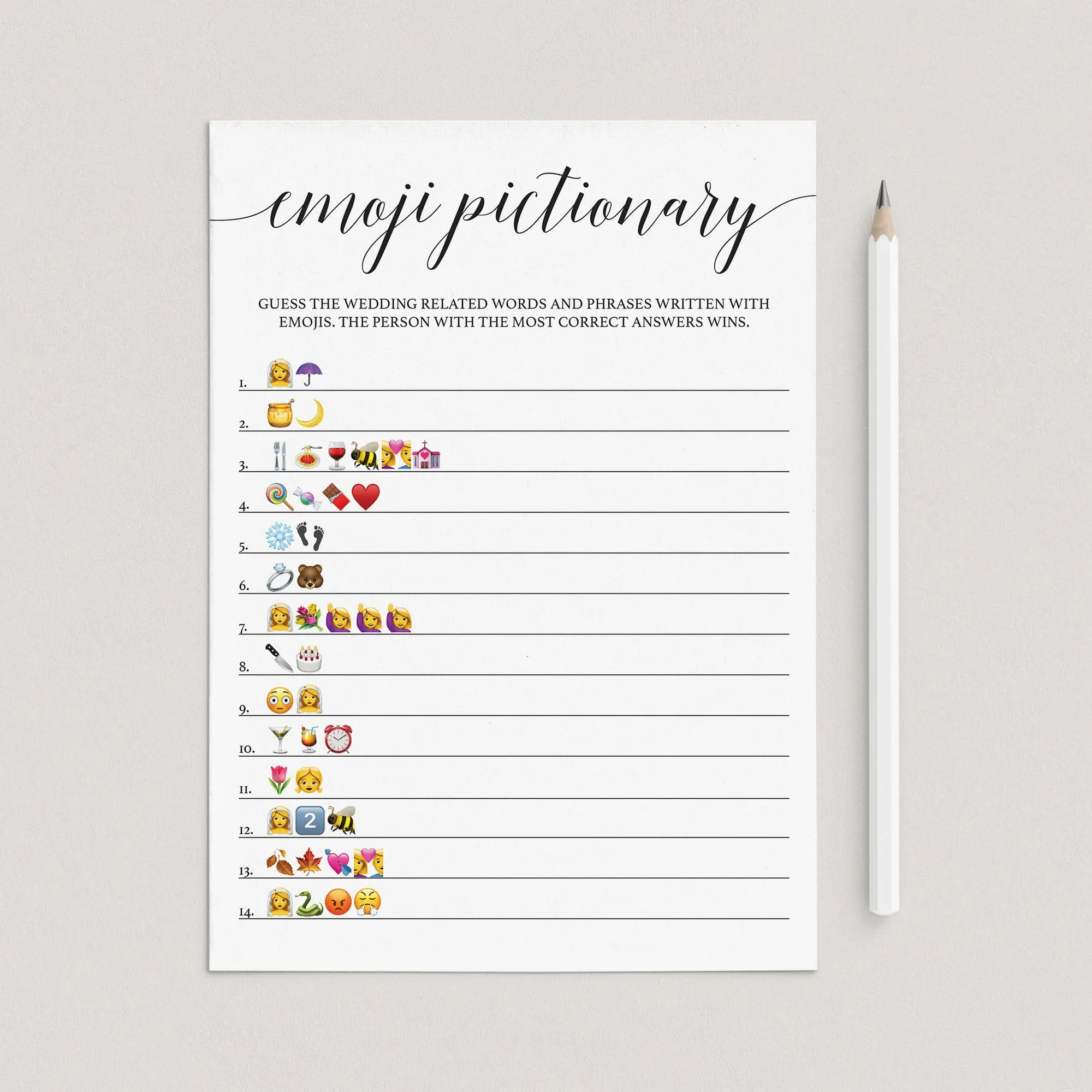 4 Virtual Bridal Shower Games Minimalist