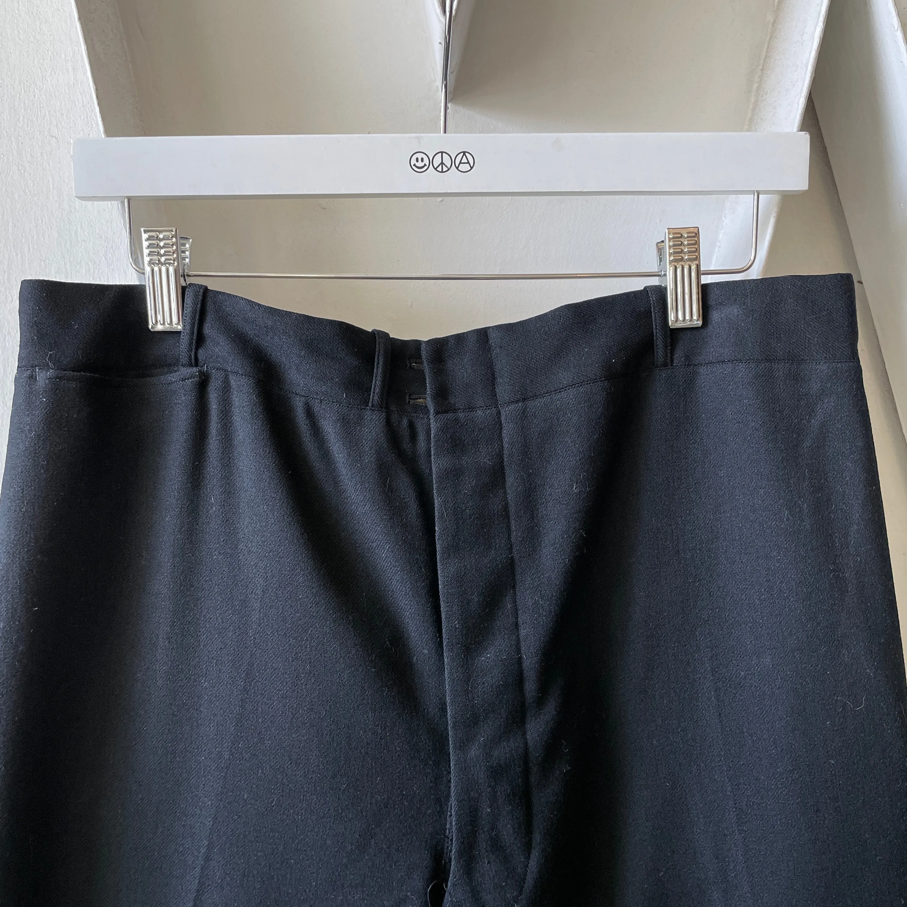 40’s Side Stripe Wool Trousers - 33” x 32”