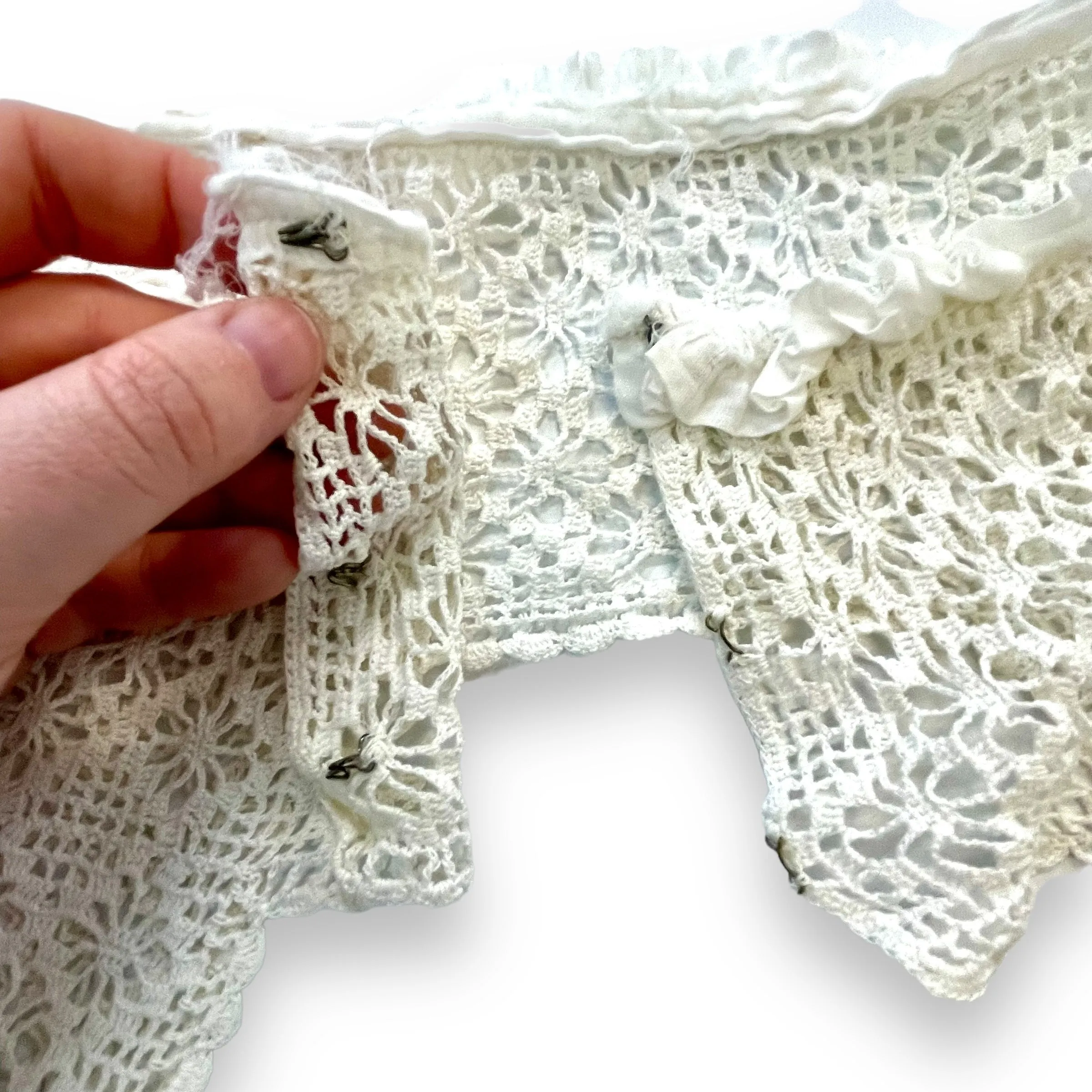 Antique Hand-Crocheted Children's Clothing