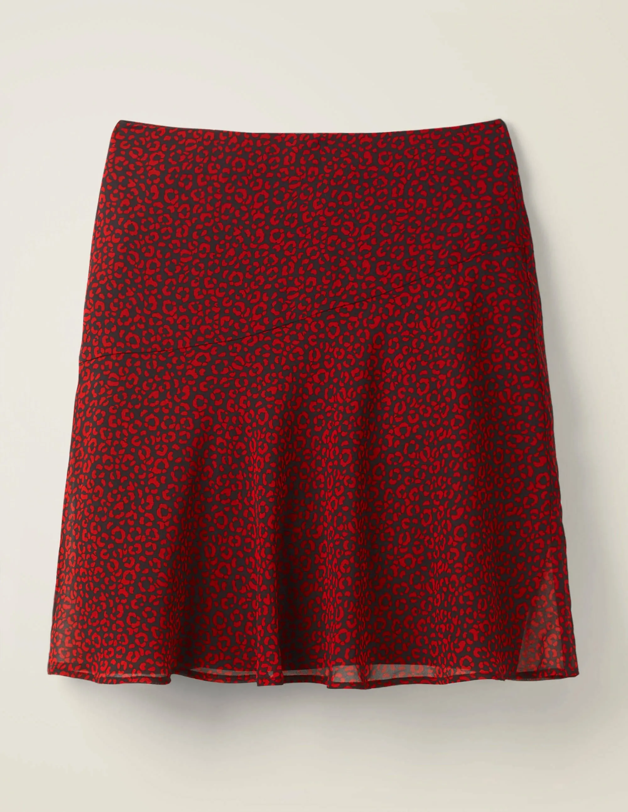 Astolat Mini Skirt-Poinsettia Animal Stamp