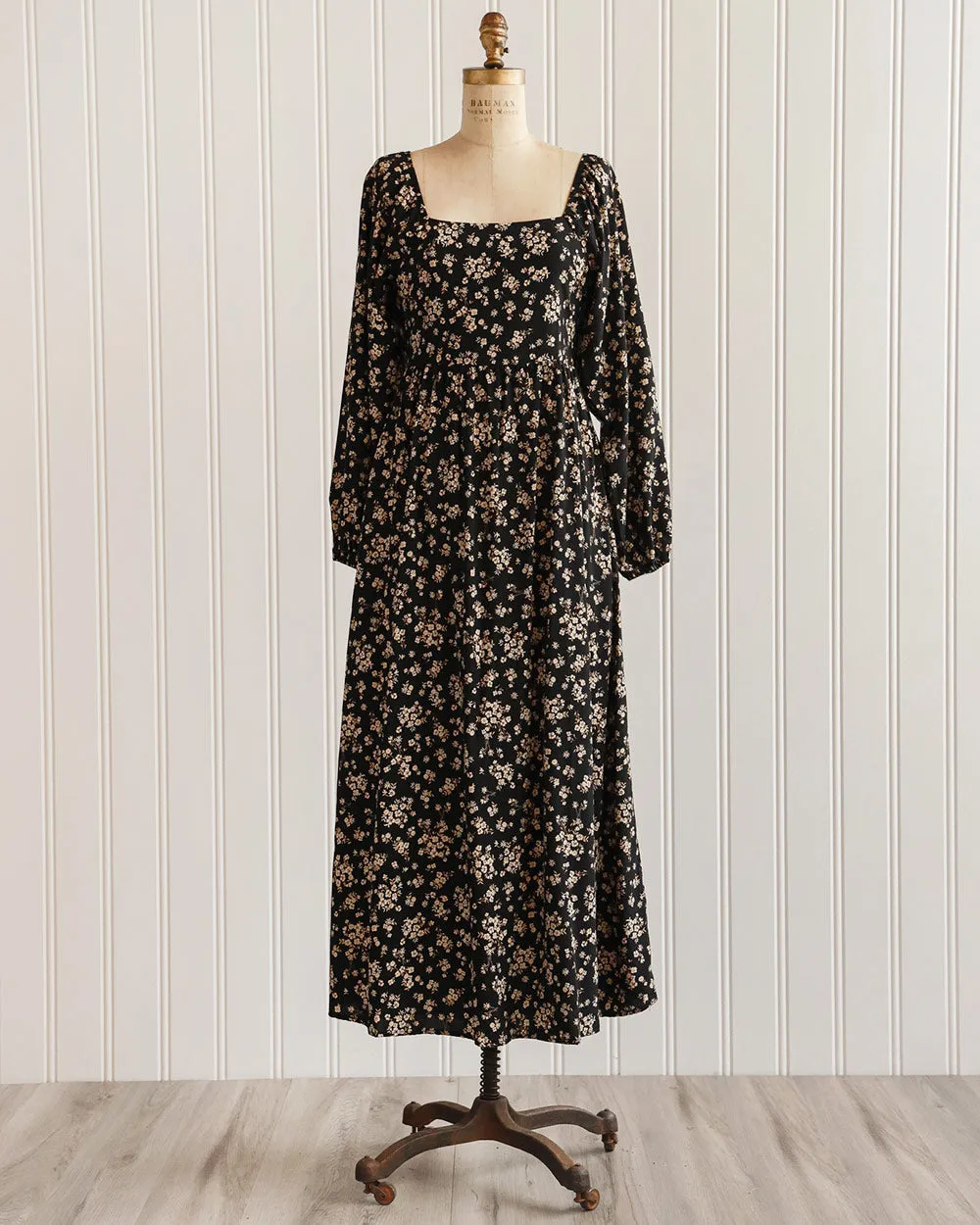 Autumn Foliage Maxi Dress