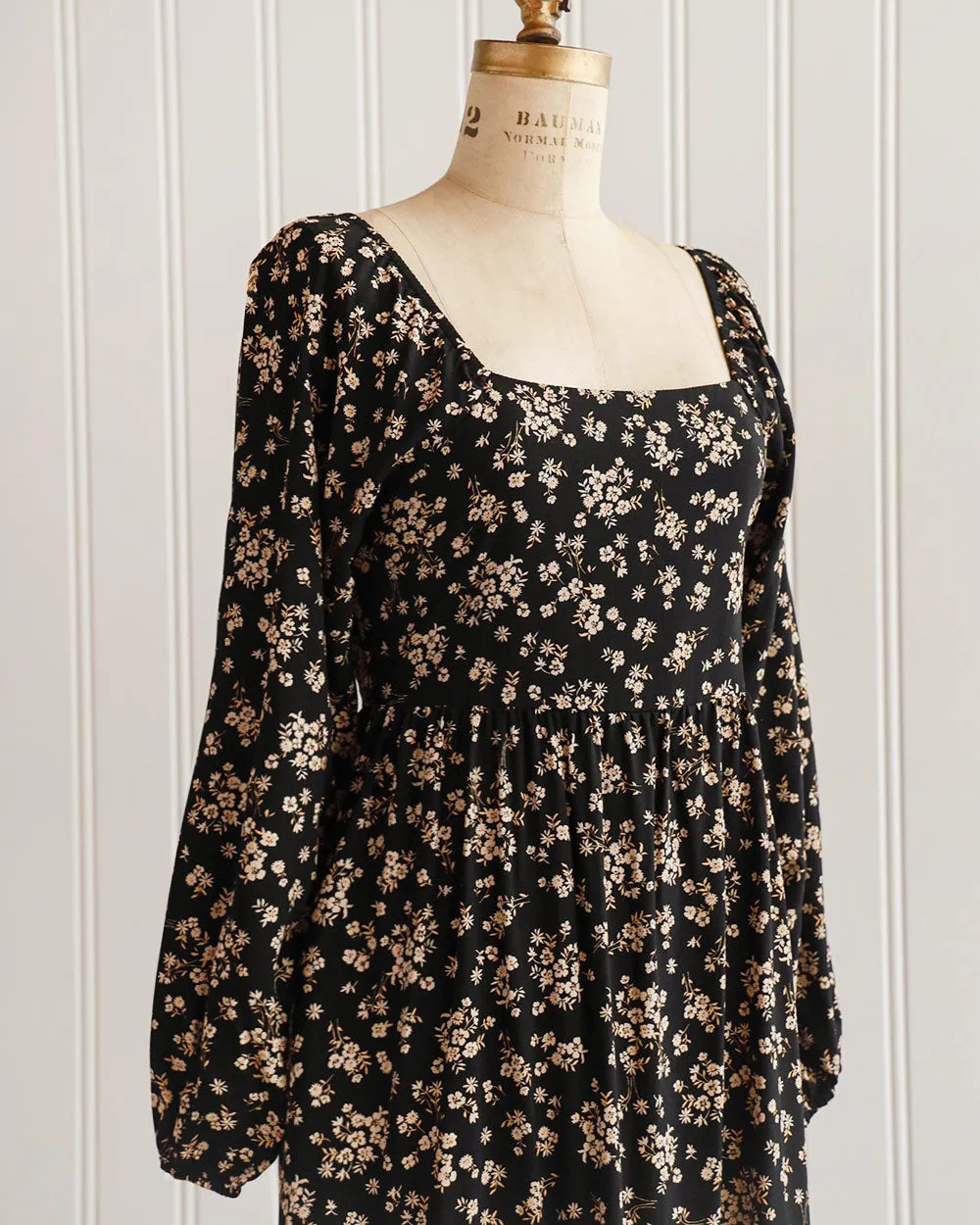 Autumn Foliage Maxi Dress