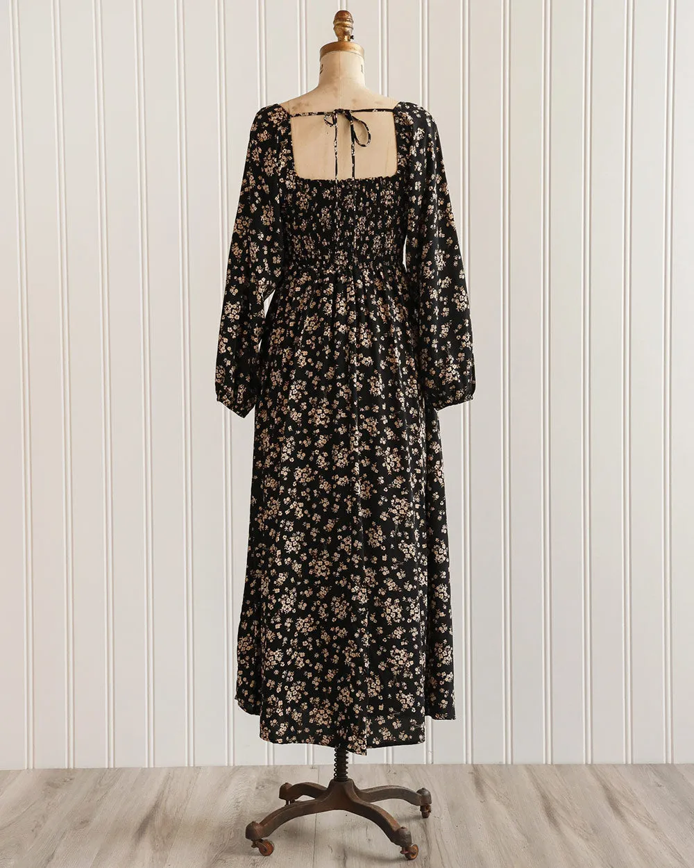 Autumn Foliage Maxi Dress