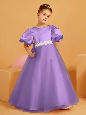 Ball-Gown/Princess Floor-Length Flower Girl Dress Tahiti