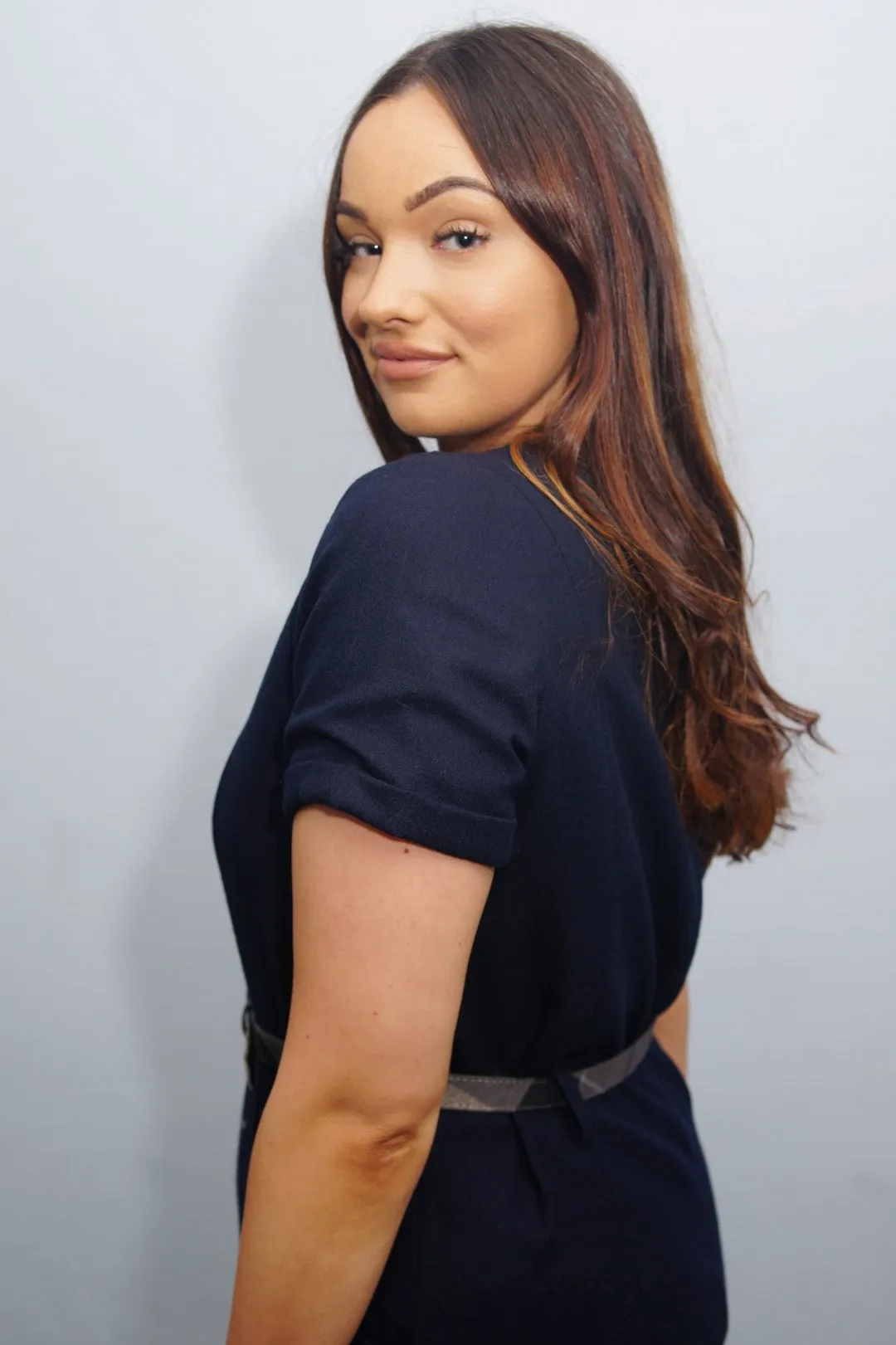 Barbour navy Dress-Muir- half price Classical Navy-LDR0141NY91