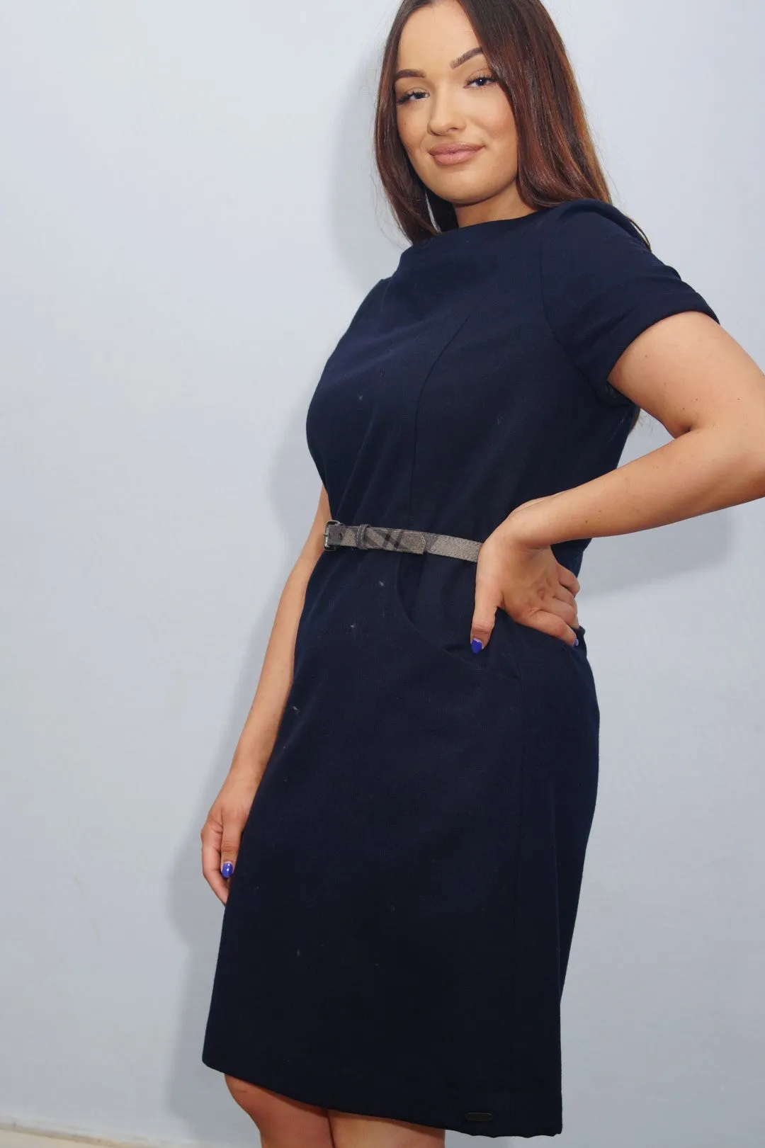 Barbour navy Dress-Muir- half price Classical Navy-LDR0141NY91
