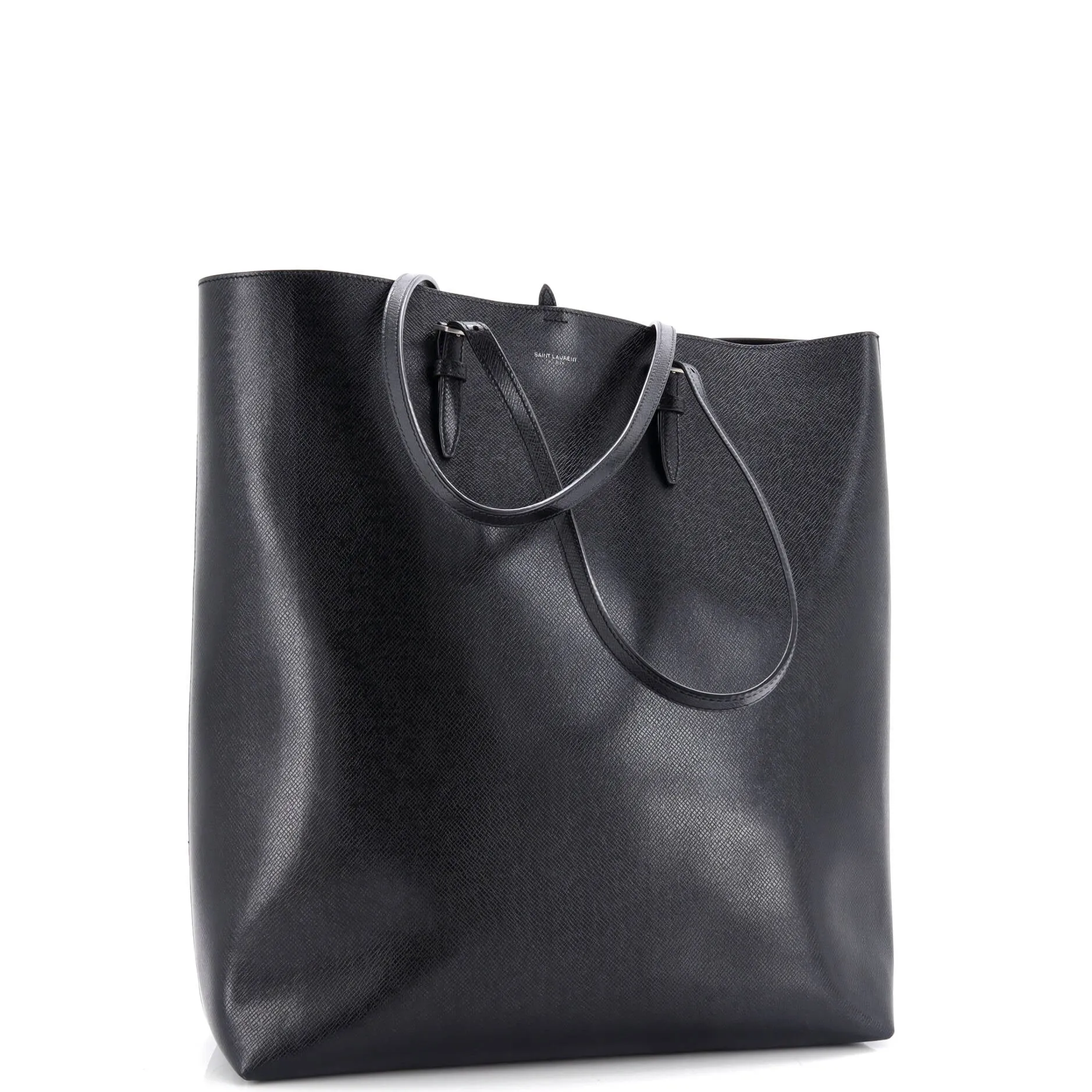 Belted Open Tote Leather