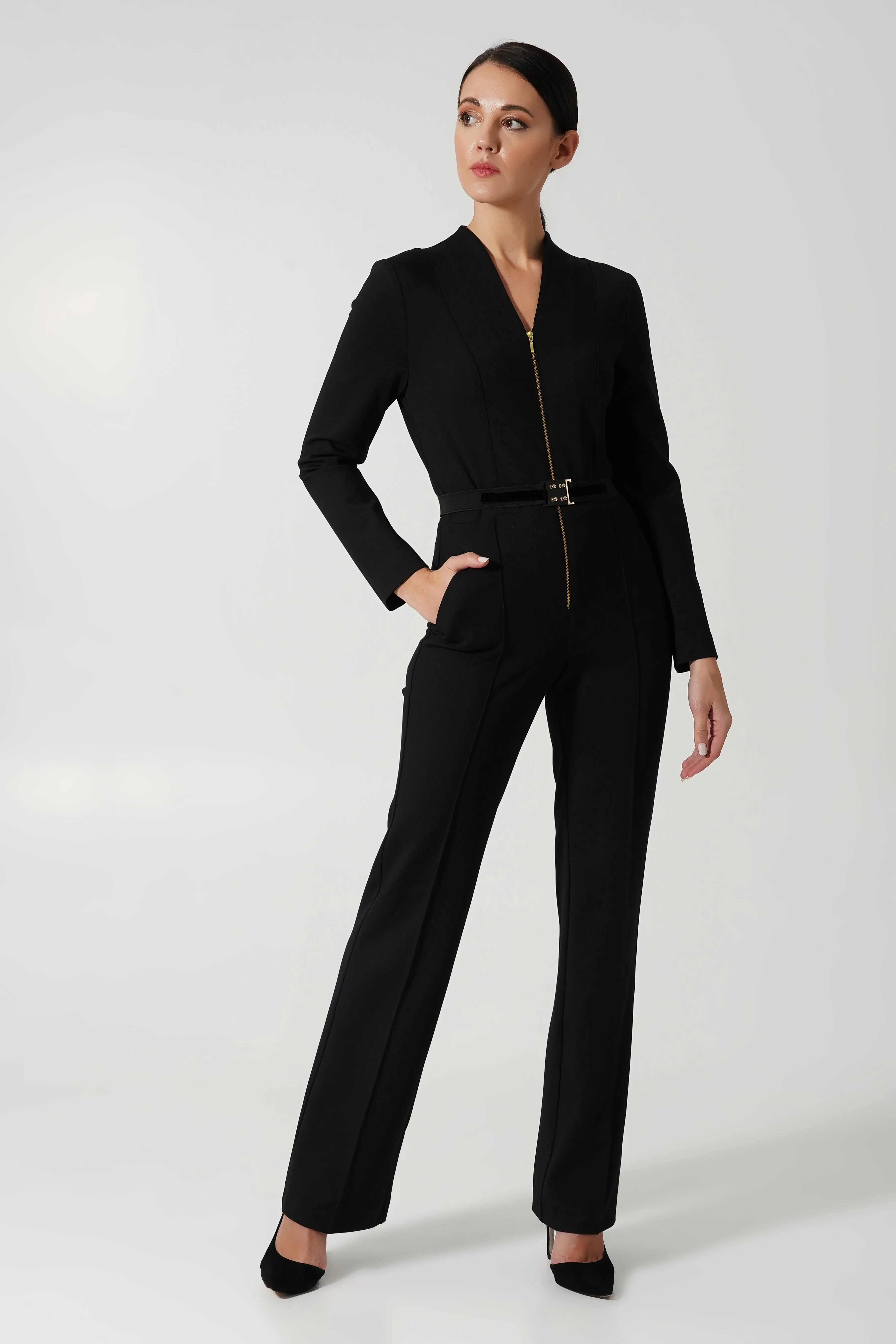 Black formal jumpsuit
