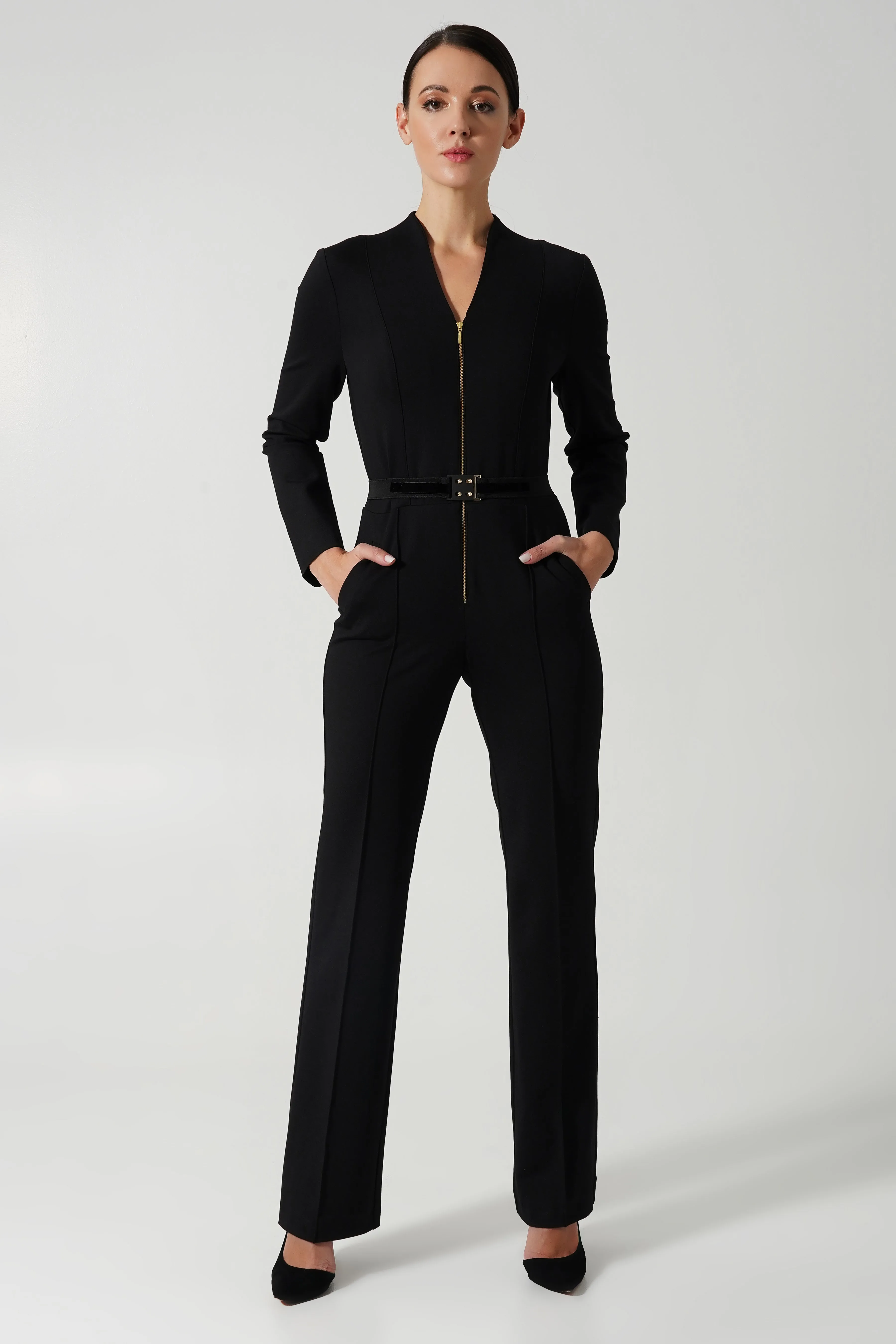 Black formal jumpsuit