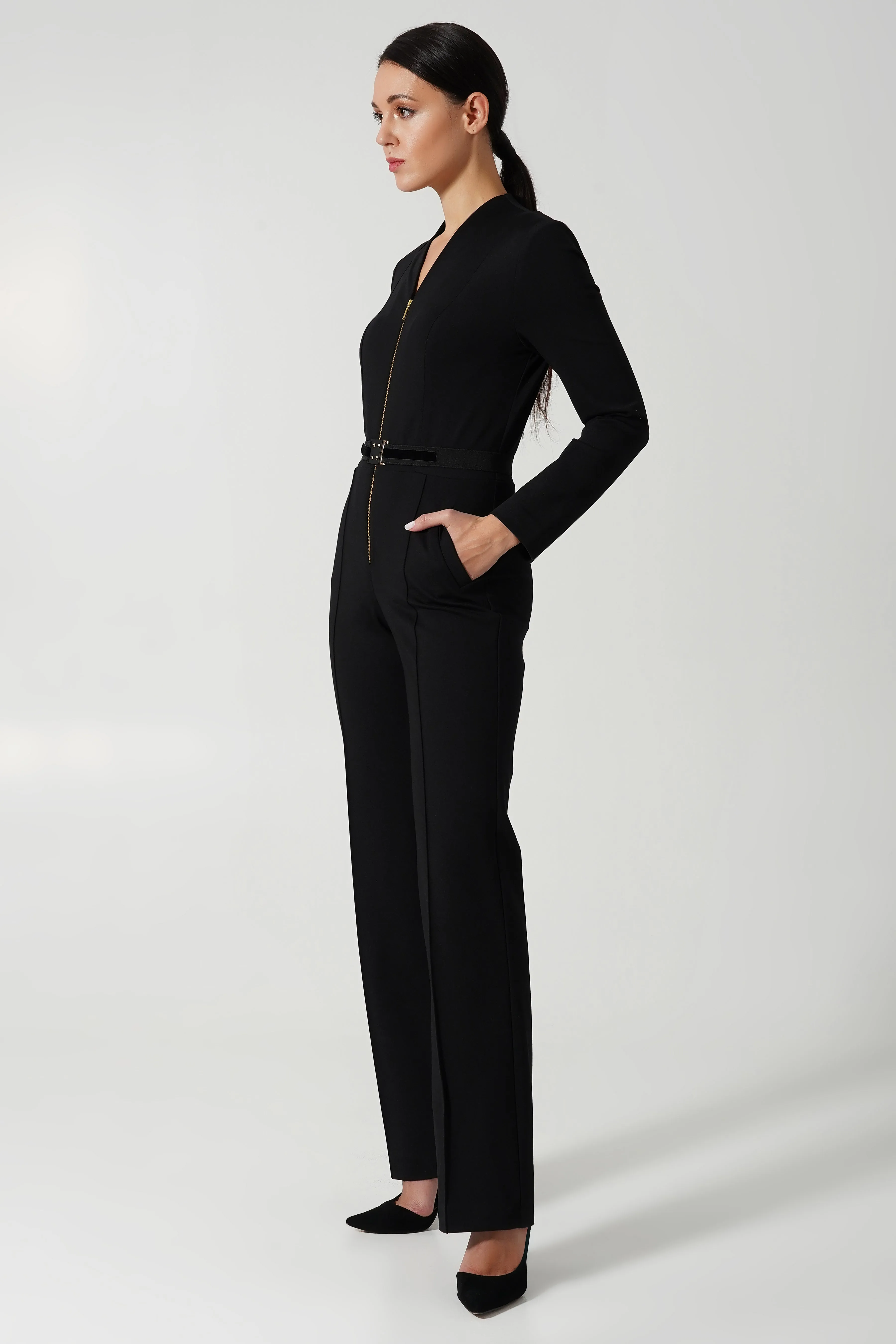 Black formal jumpsuit