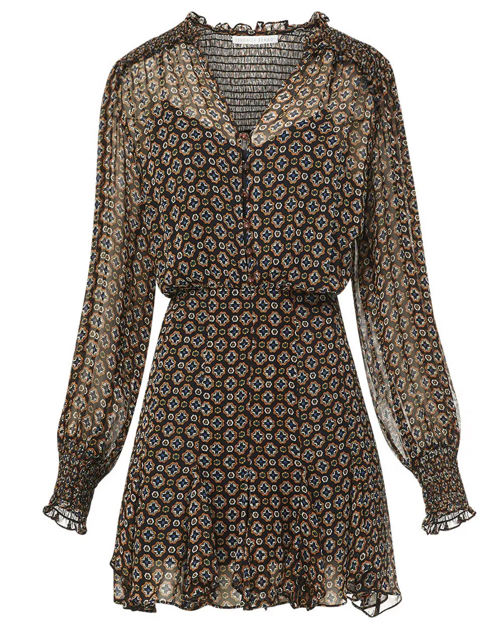 Black Multi Sacchi Mini Dress