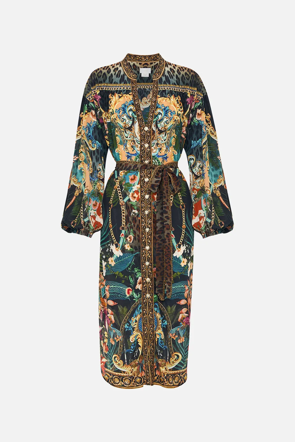 BLOUSON SLEEVE MIDI DRESS FEARLESS FELIS