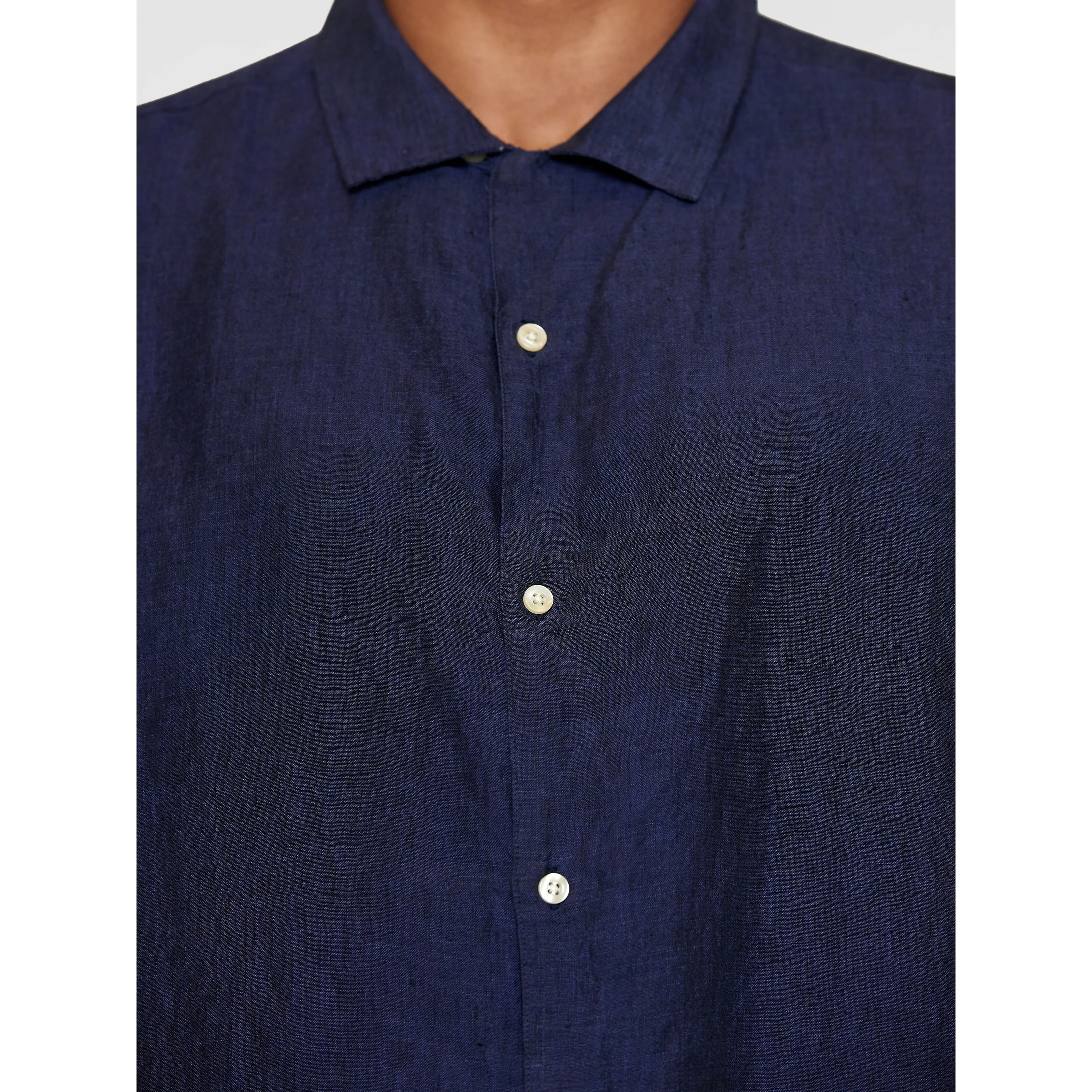 Box Fit Short Sleeved Organic Linen Shirt Made Of Organic Linen