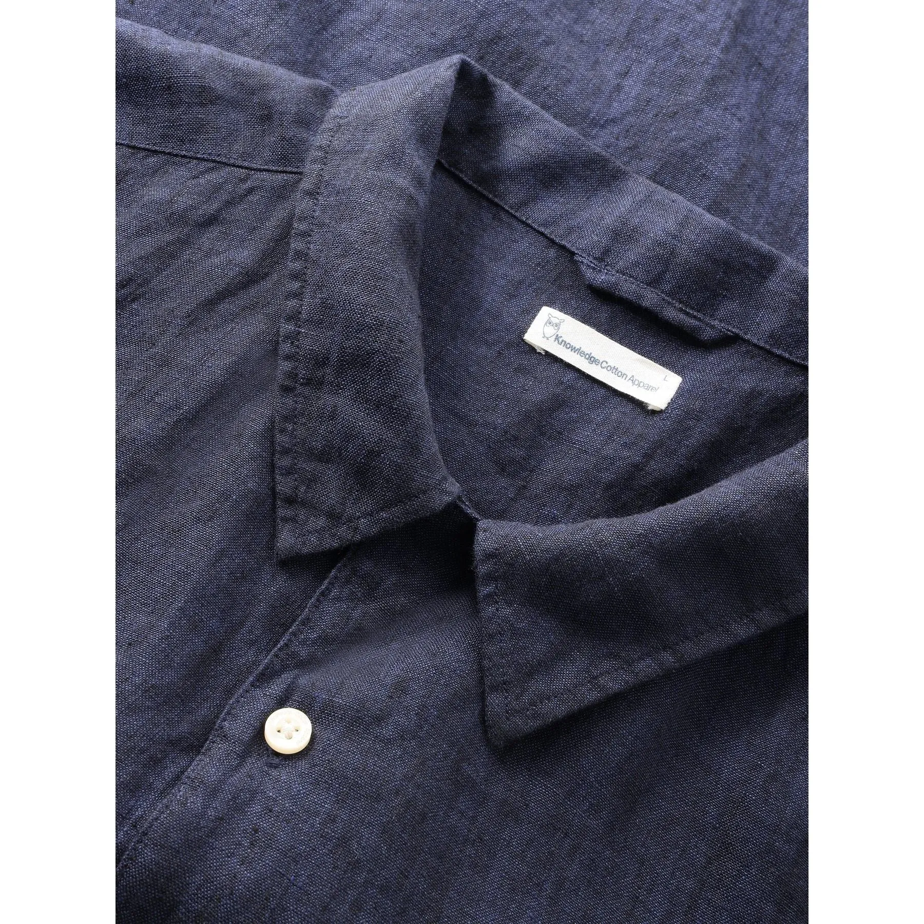 Box Fit Short Sleeved Organic Linen Shirt Made Of Organic Linen