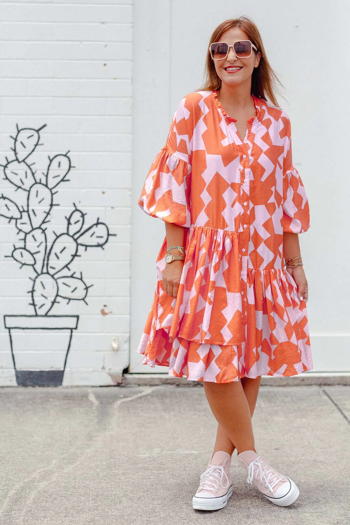 Carnival Dress - Coral