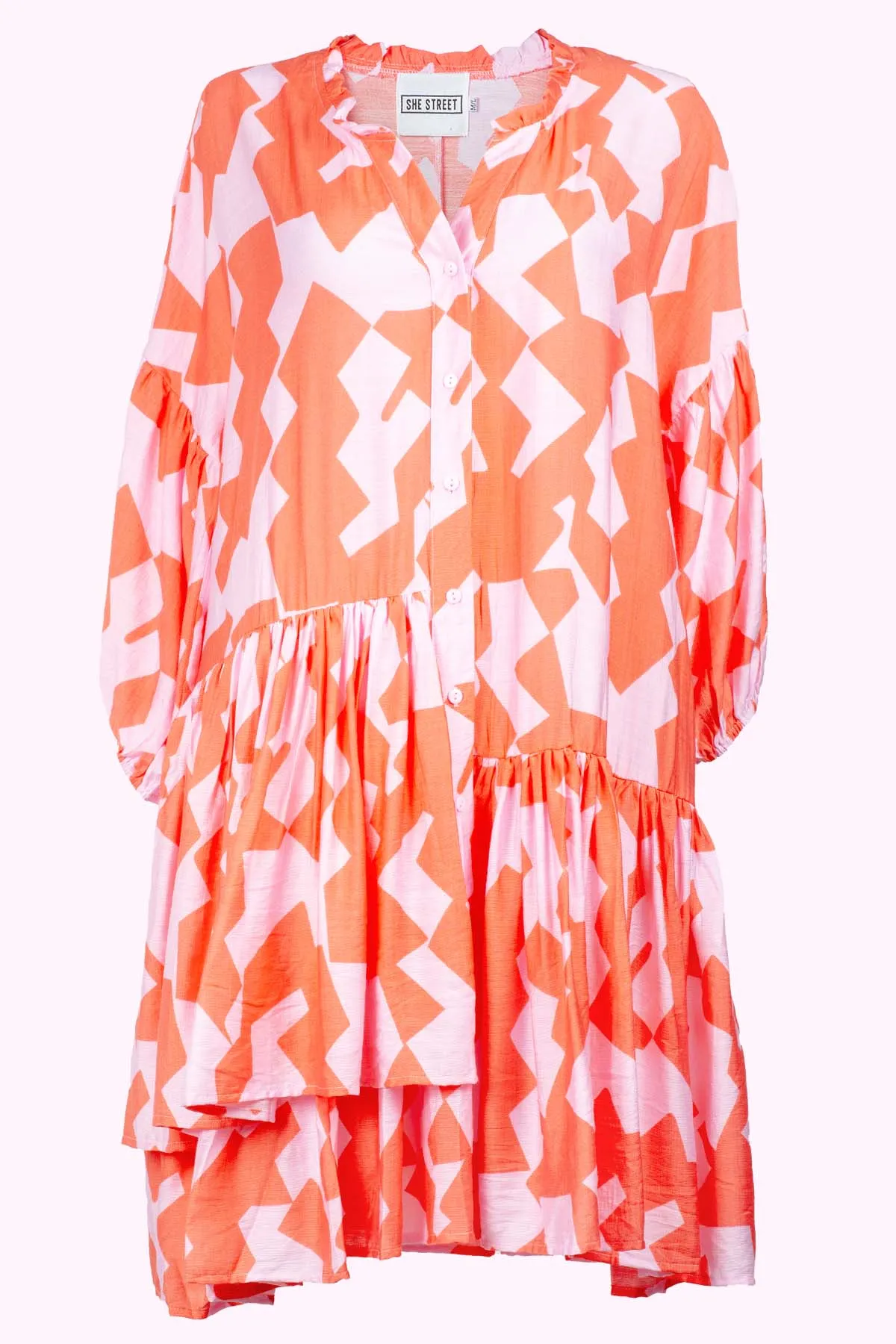 Carnival Dress - Coral