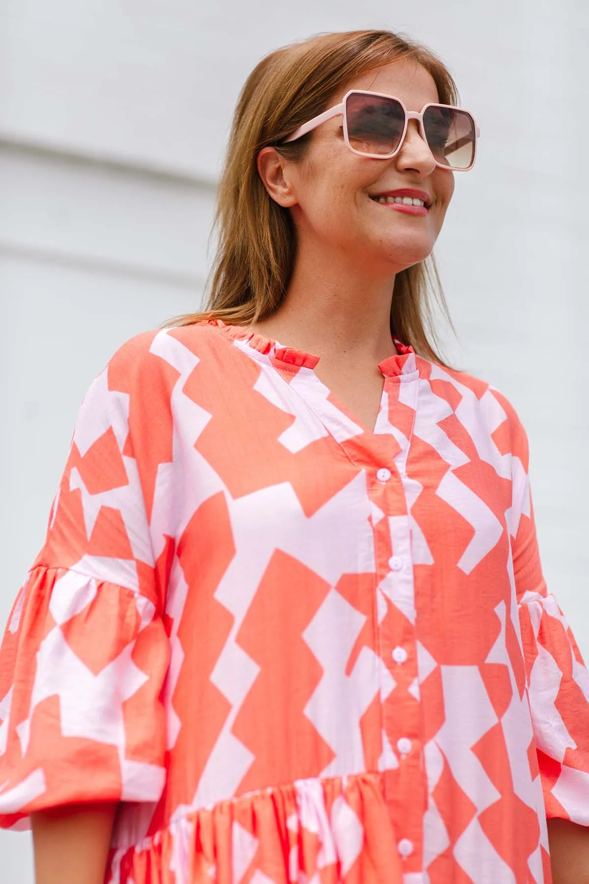 Carnival Dress - Coral