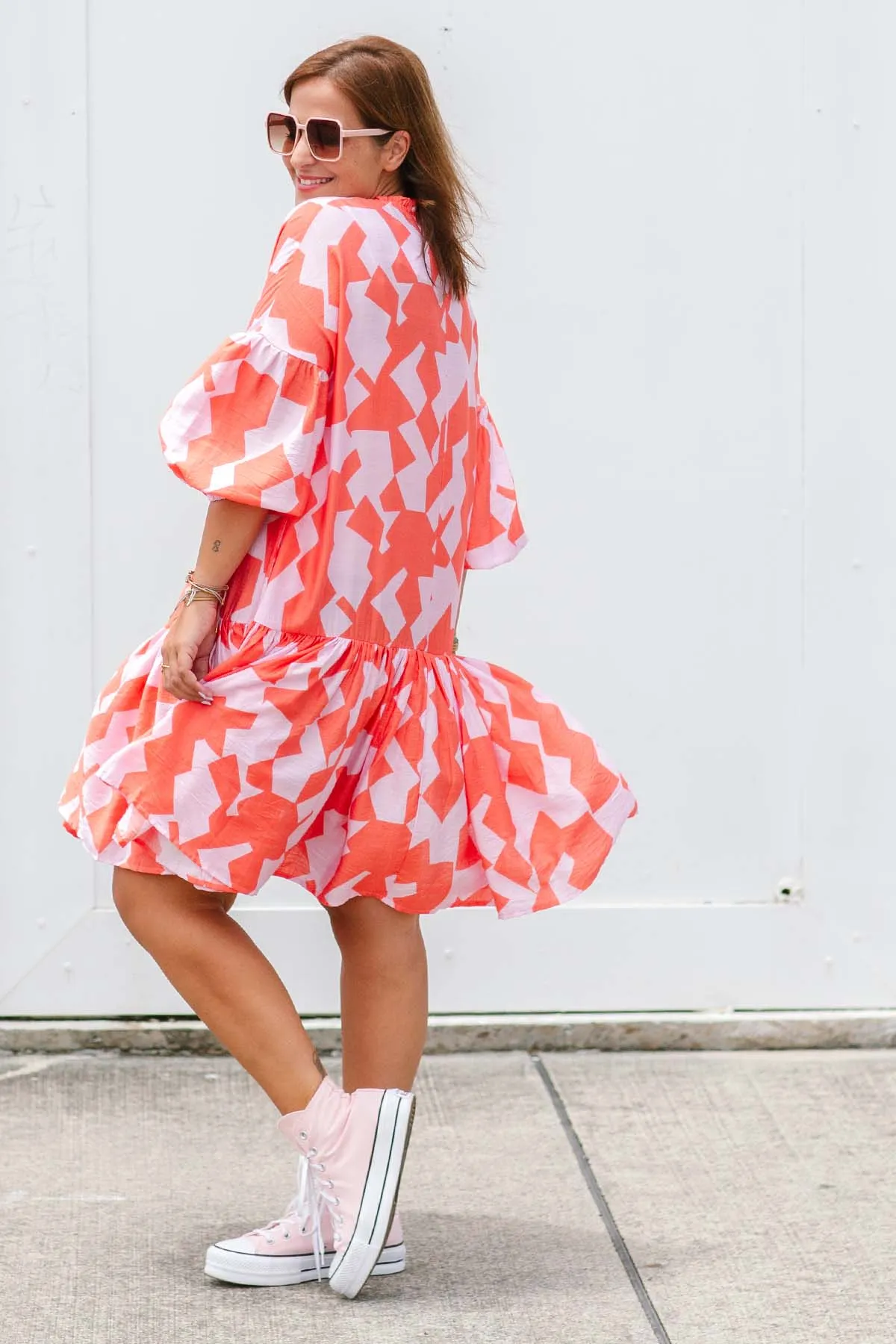 Carnival Dress - Coral
