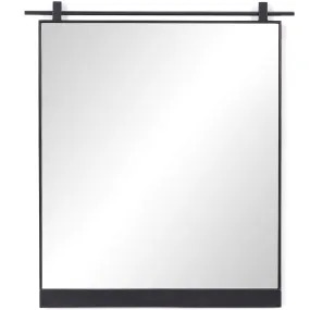 Chico Small Mirror, Antique Iron