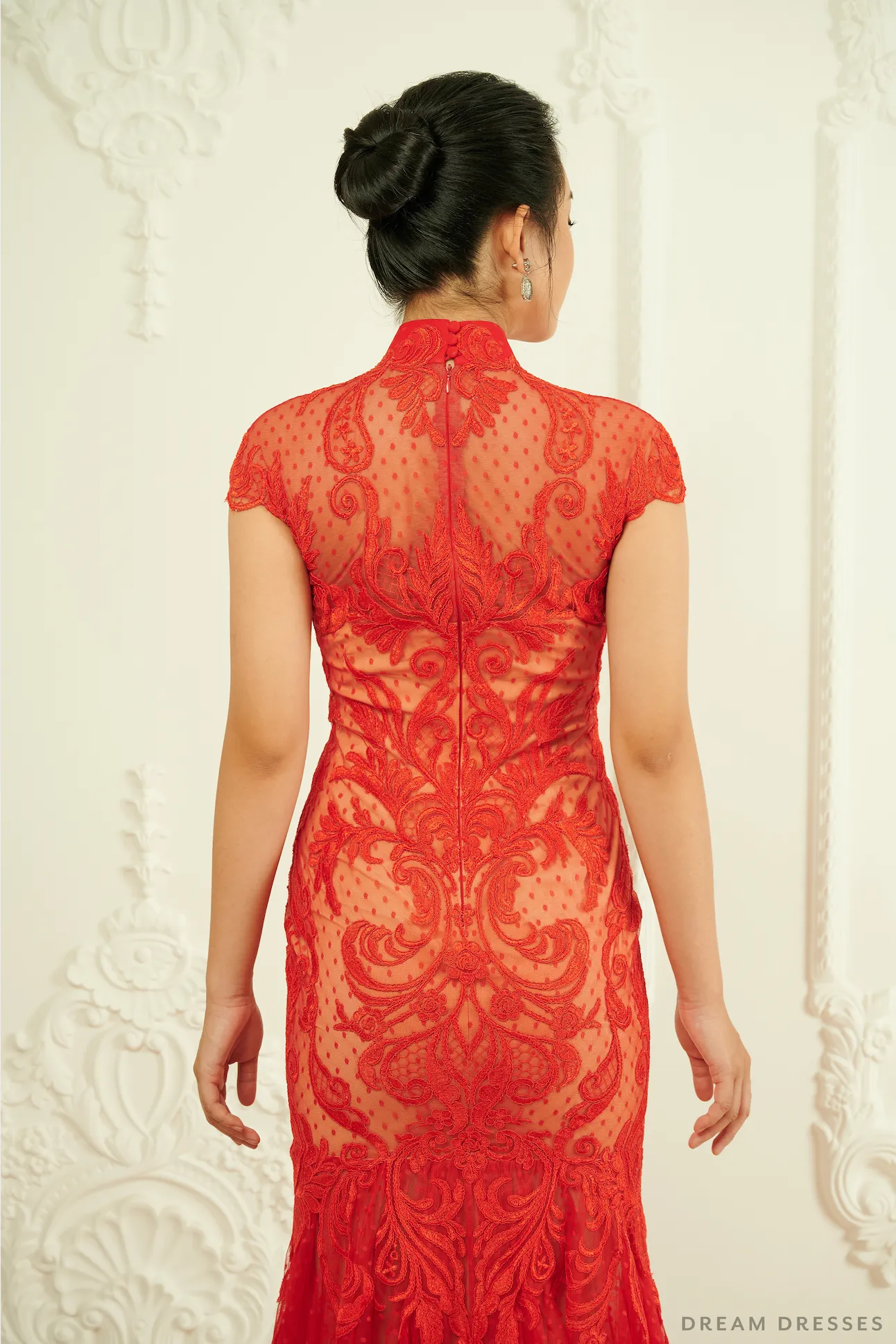 Chinese Inspired Red Wedding Dress (#Yanlin)