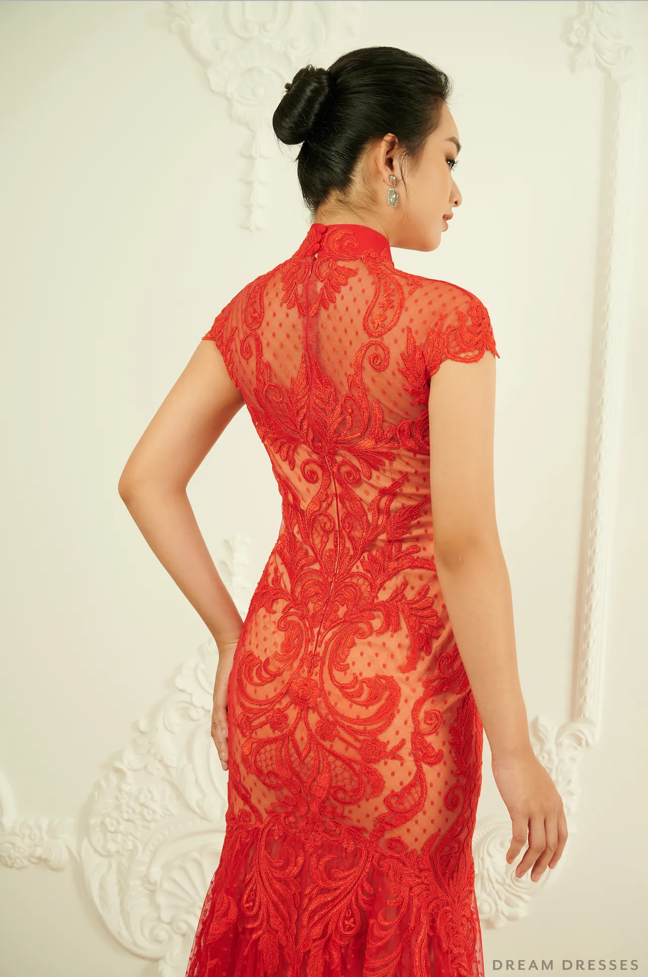 Chinese Inspired Red Wedding Dress (#Yanlin)