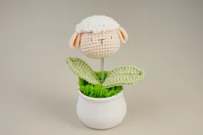 Crochet Potted Lamb