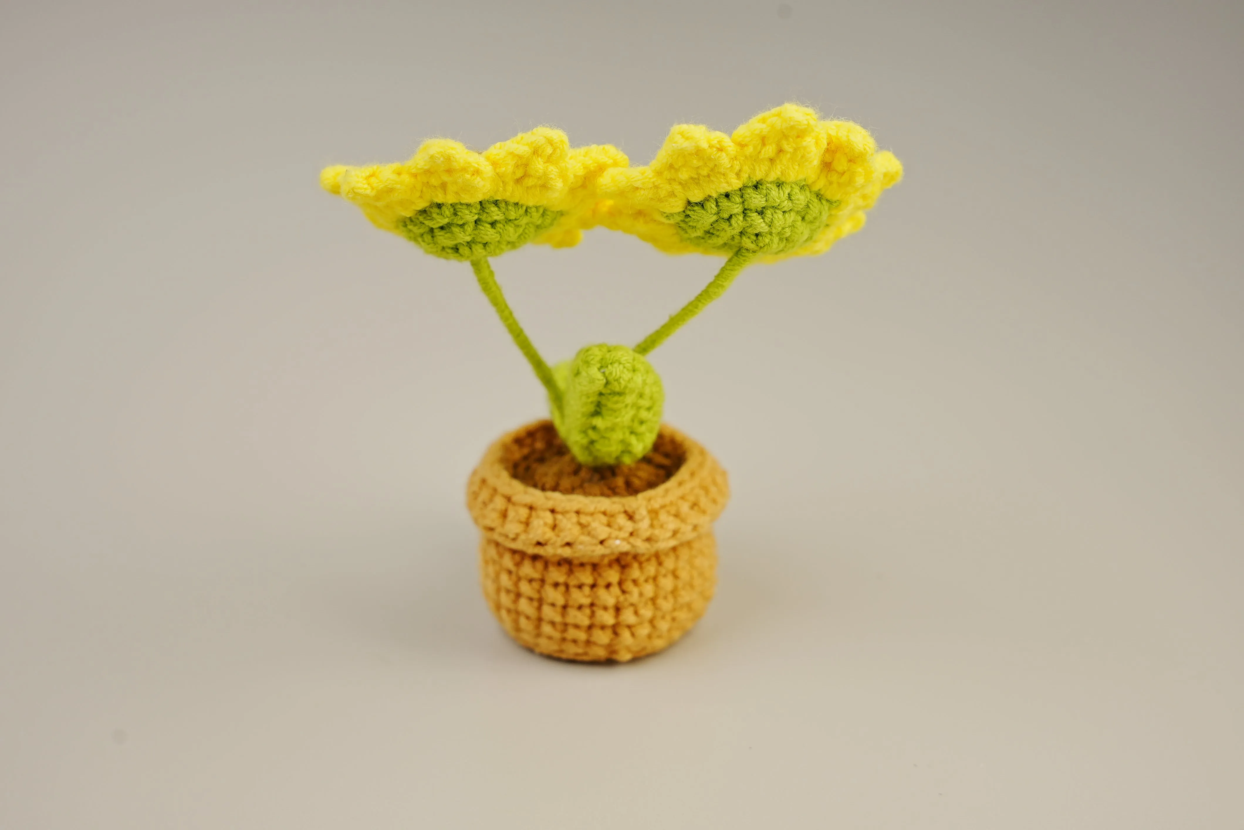 Crochet Potted Sunflowers
