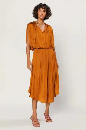 Current Air Goldenrod Midi Dress