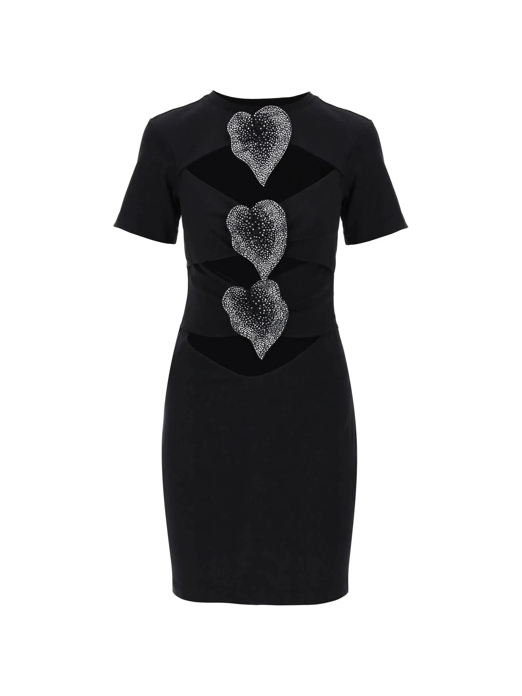 Cut-Out Anthurium Mini Dress