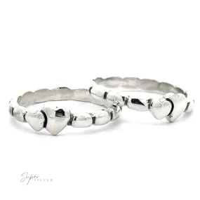 Dainty Double Heart Band