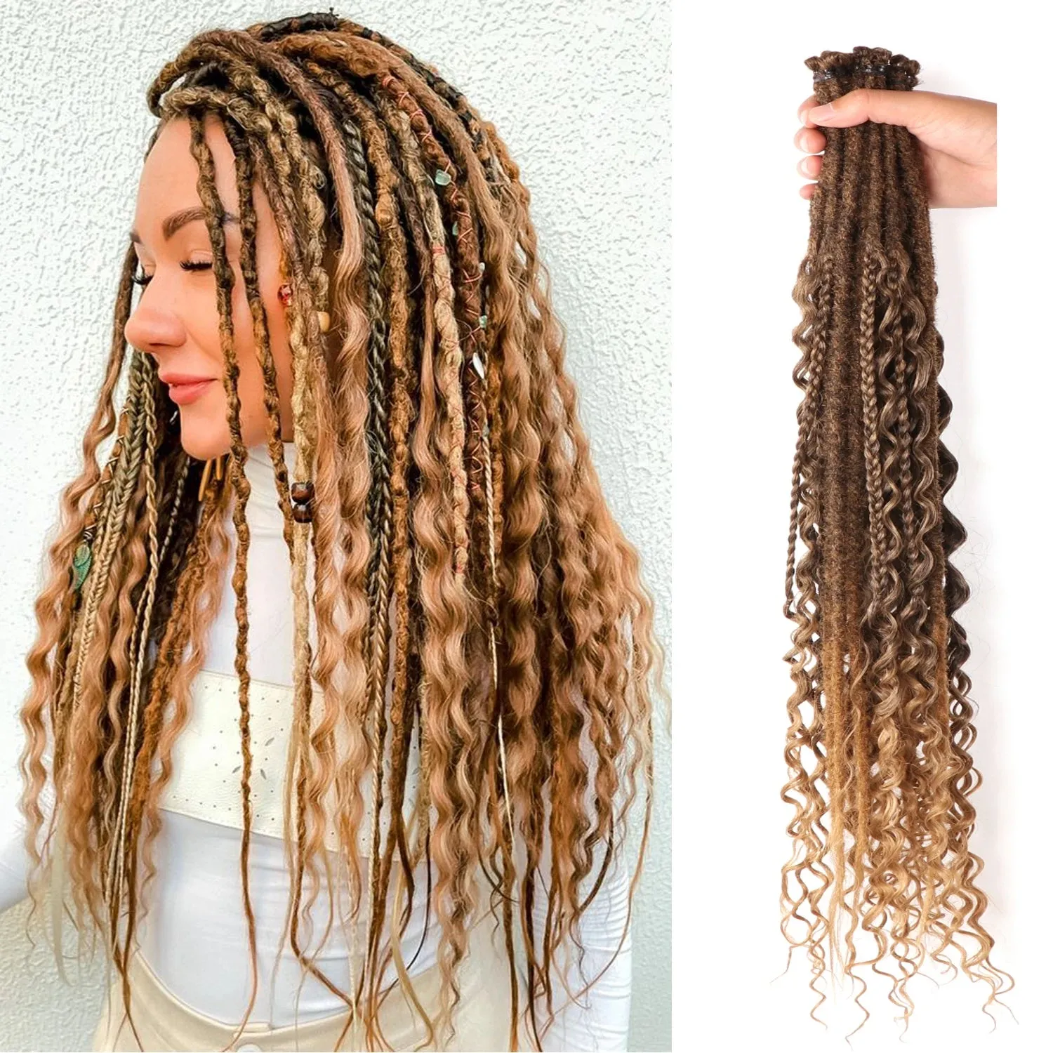 Dansama Full Set Synthetic Dreadlock Extensions