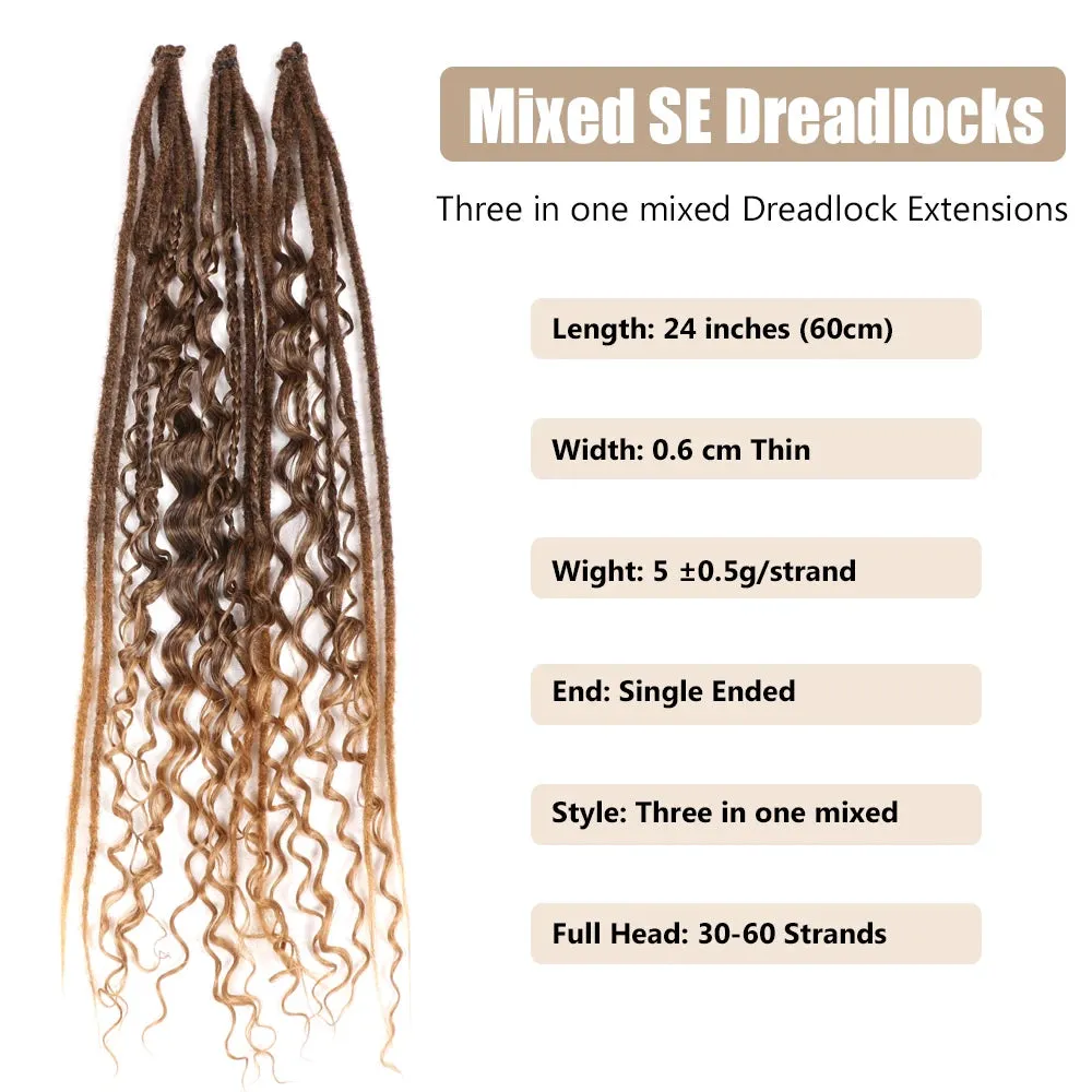 Dansama Full Set Synthetic Dreadlock Extensions