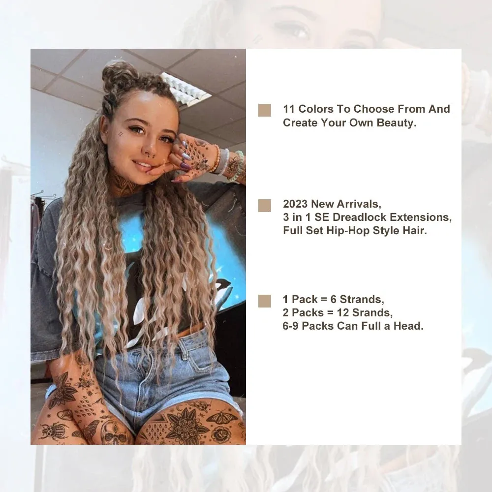 Dansama Full Set Synthetic Dreadlock Extensions
