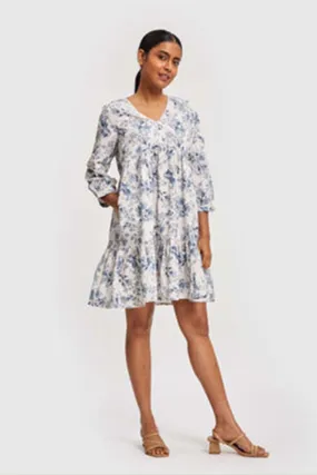 Deep V Short Dress