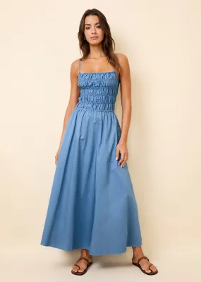 Delta Midi Dress Marina Blue
