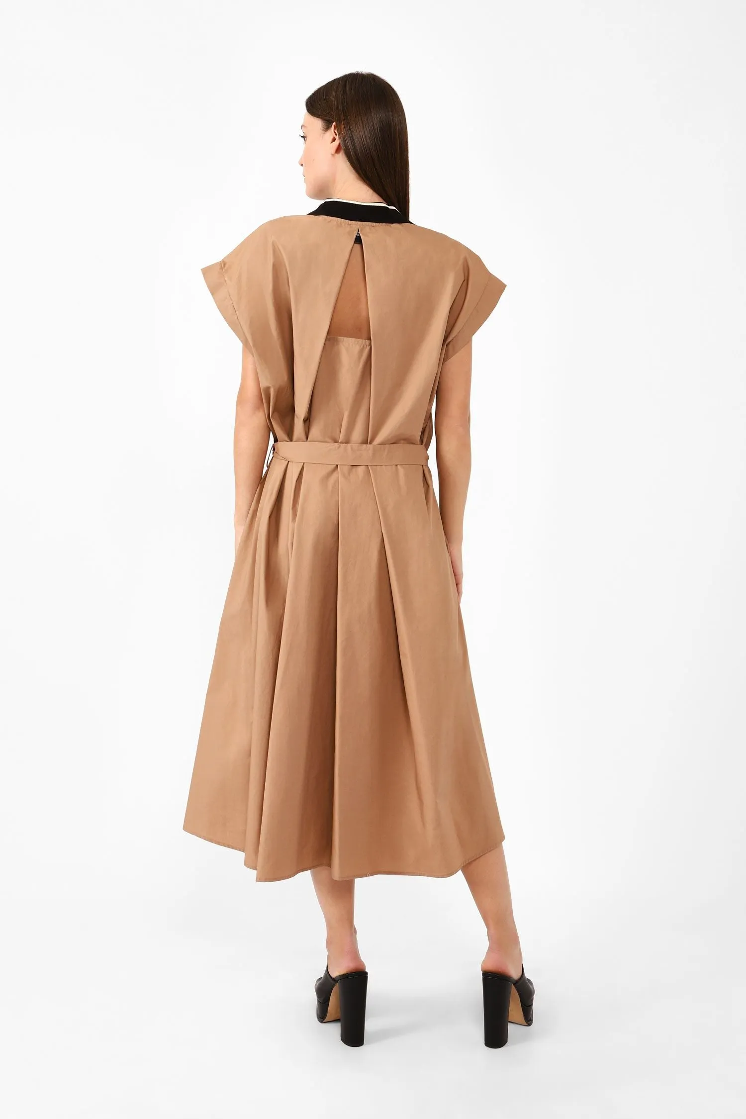 Dress with Sash Belt