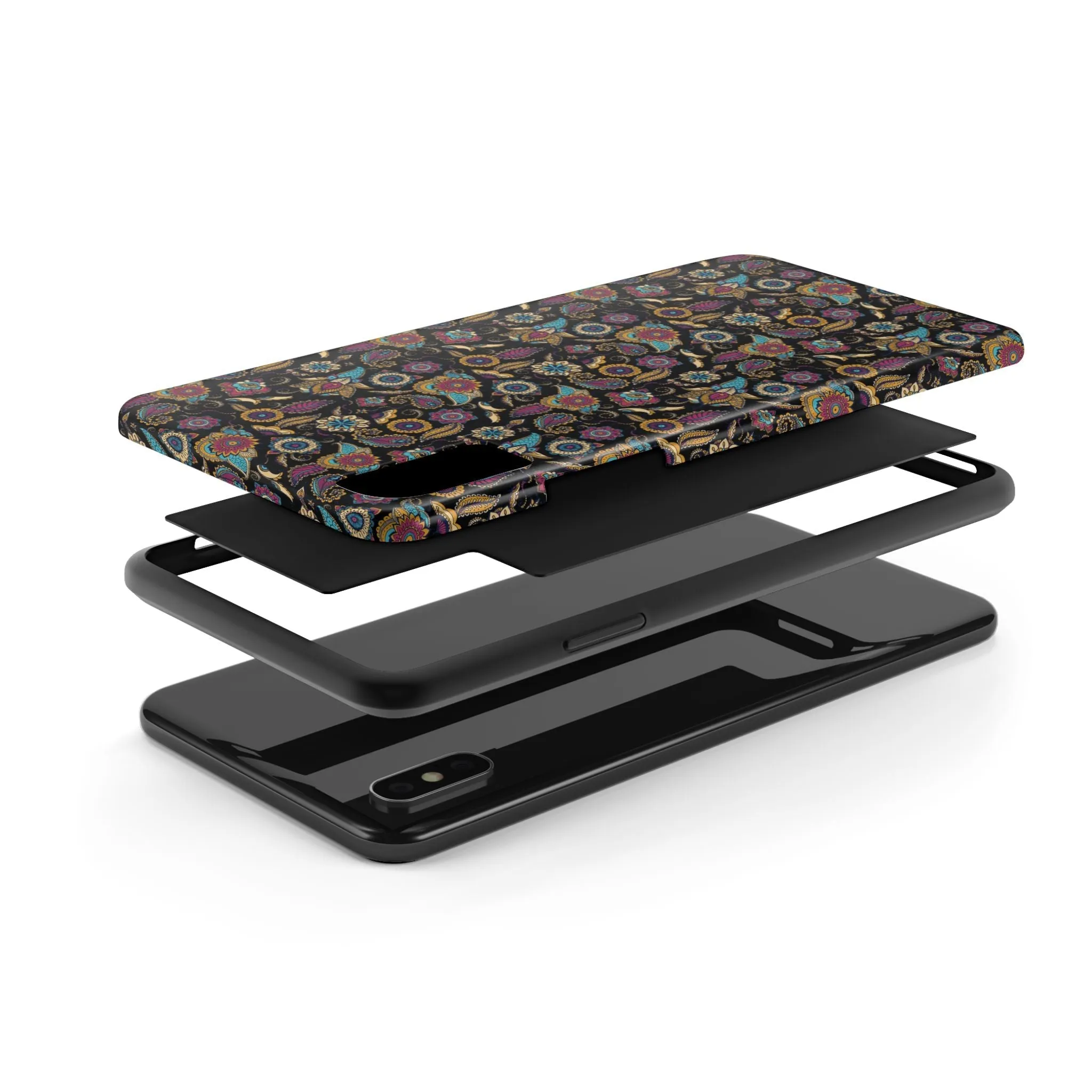 Elegant Paisley Phone Case - Seamless Floral Paisley Pattern, Unique Artistic Design for iPhone & Samsung