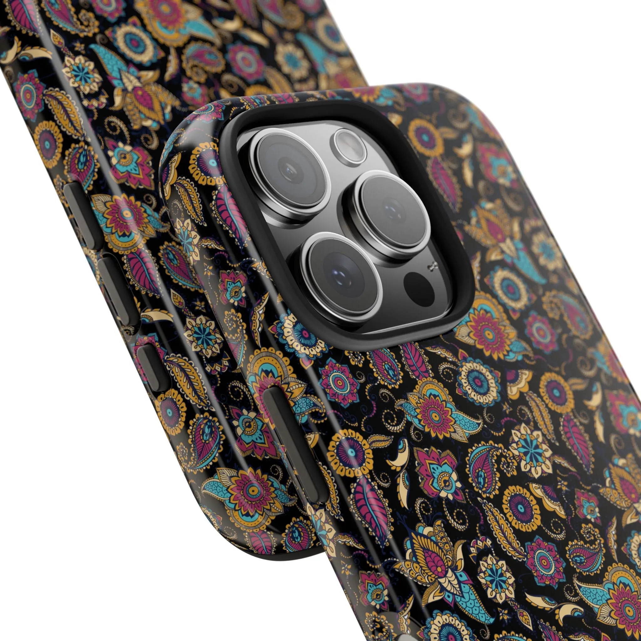 Elegant Paisley Phone Case - Seamless Floral Paisley Pattern, Unique Artistic Design for iPhone & Samsung