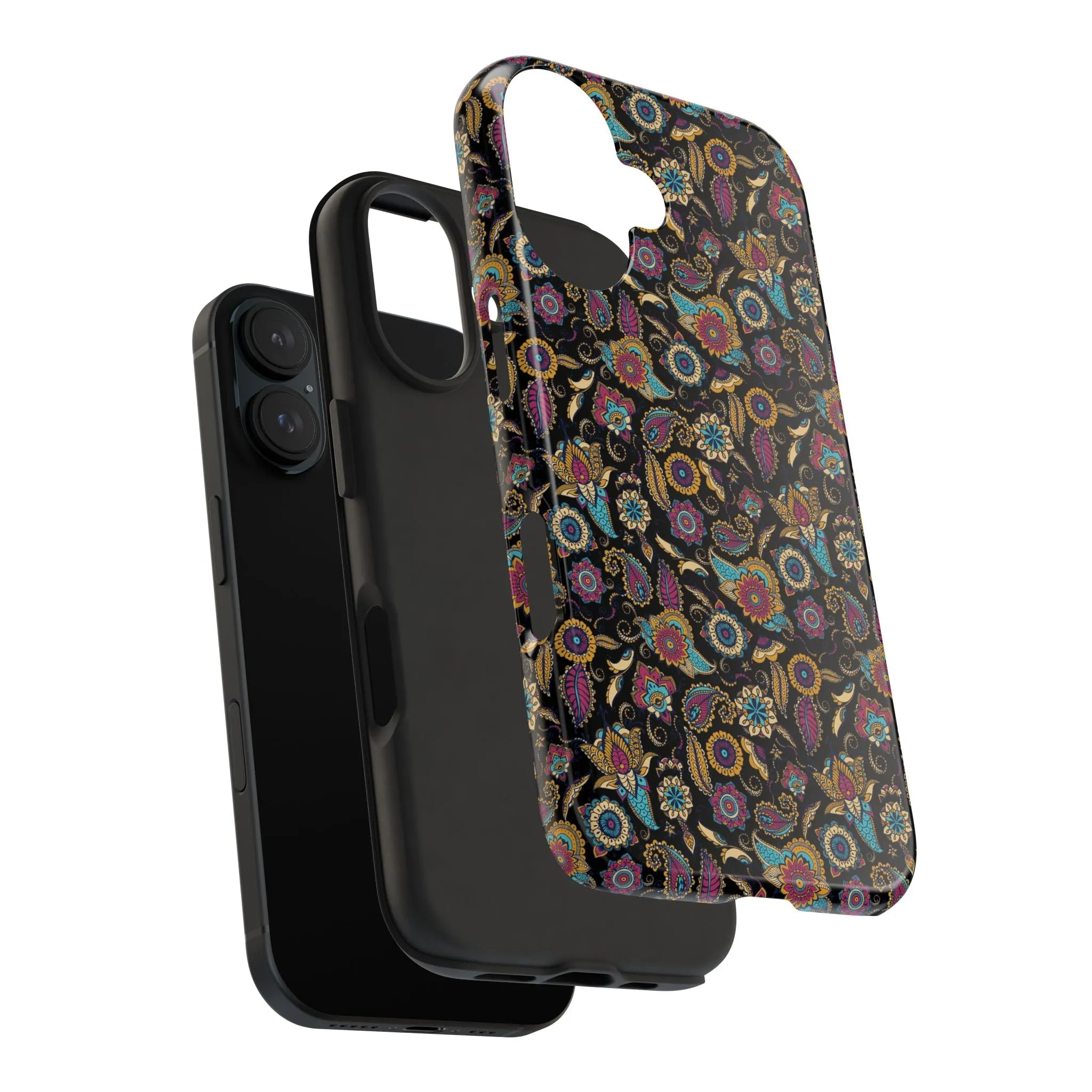Elegant Paisley Phone Case - Seamless Floral Paisley Pattern, Unique Artistic Design for iPhone & Samsung