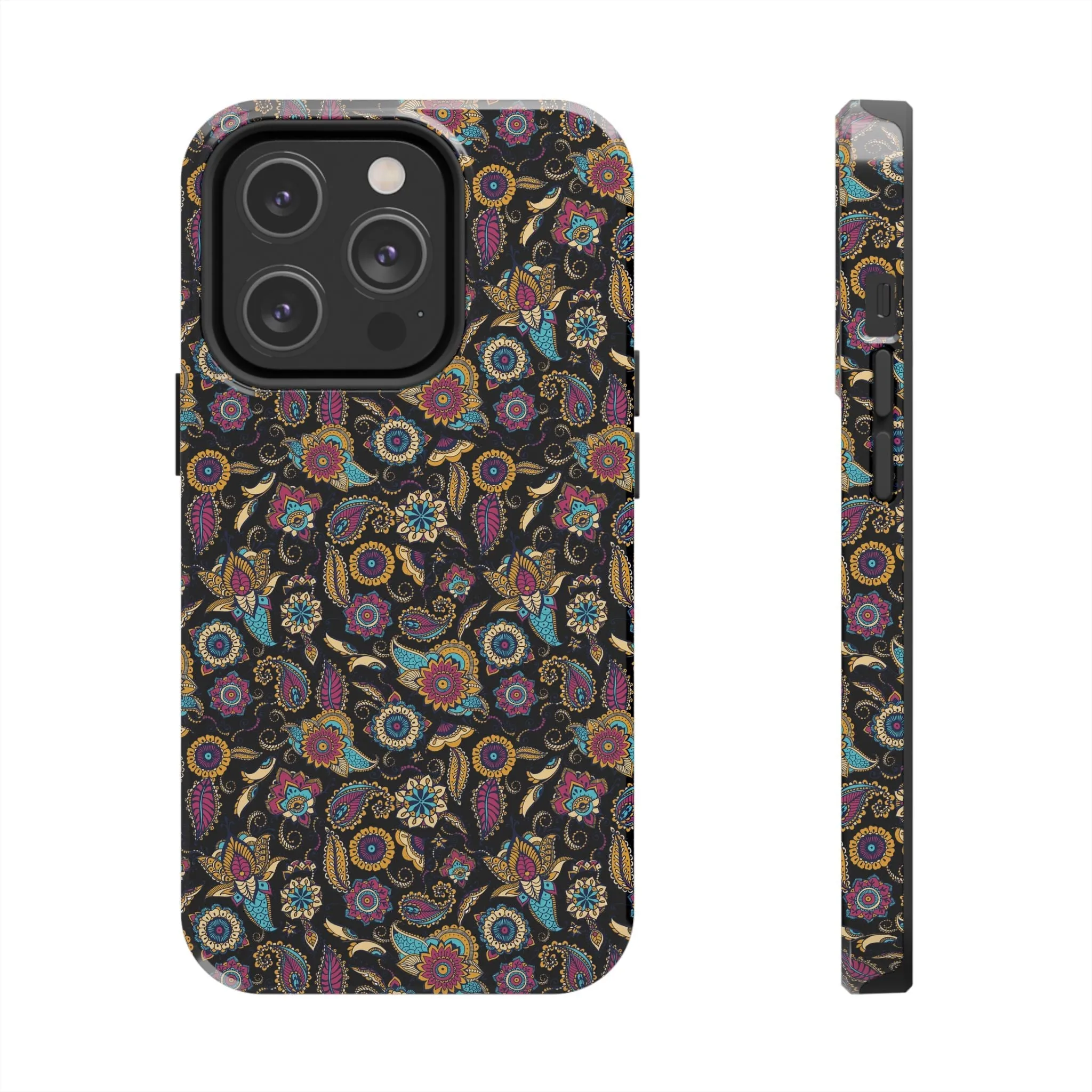 Elegant Paisley Phone Case - Seamless Floral Paisley Pattern, Unique Artistic Design for iPhone & Samsung