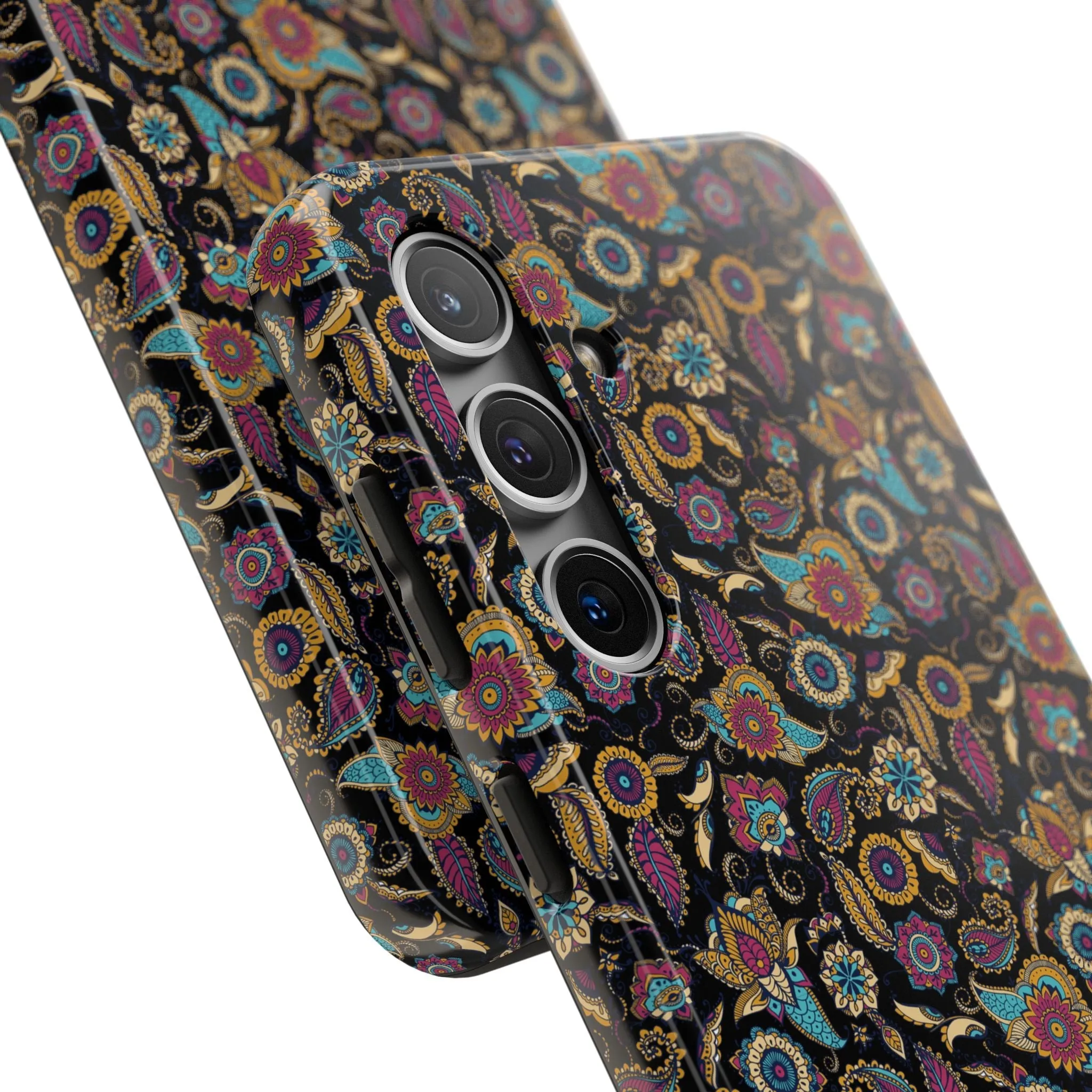 Elegant Paisley Phone Case - Seamless Floral Paisley Pattern, Unique Artistic Design for iPhone & Samsung
