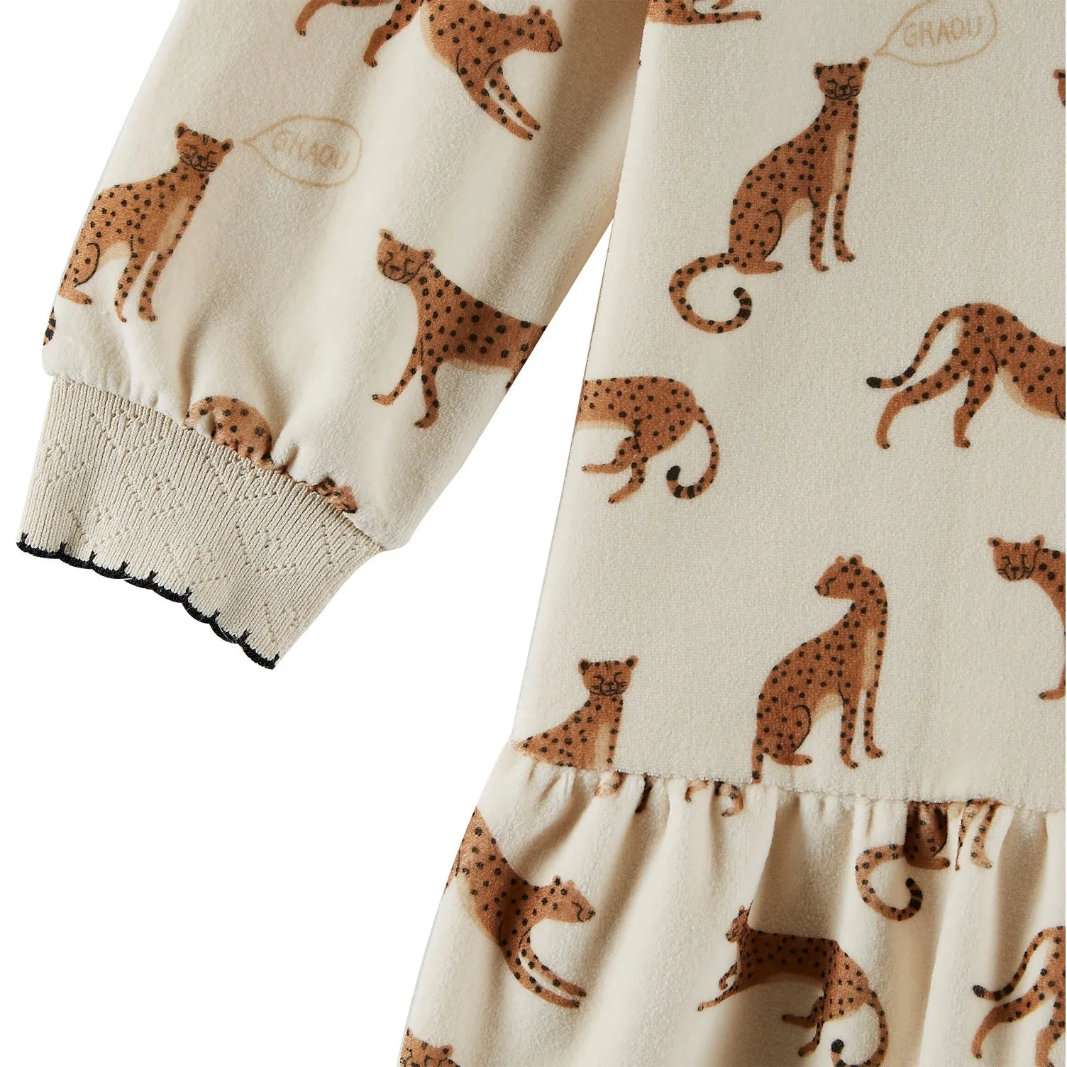 Emile et Ida Robe Procelaine Leopard