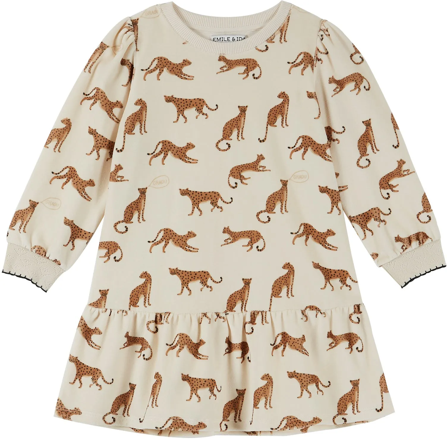 Emile et Ida Robe Procelaine Leopard