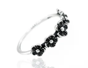 Flower Band Ring