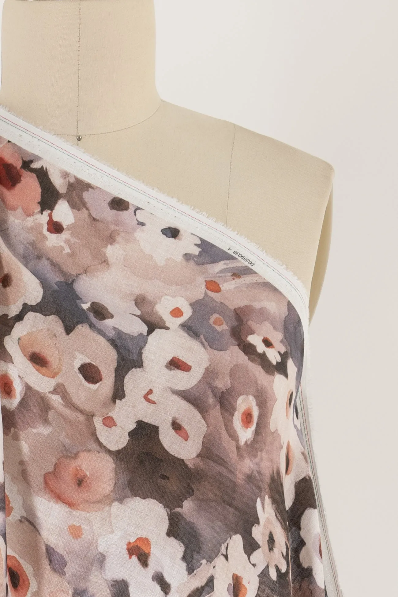 Foggy Garden Linen Woven