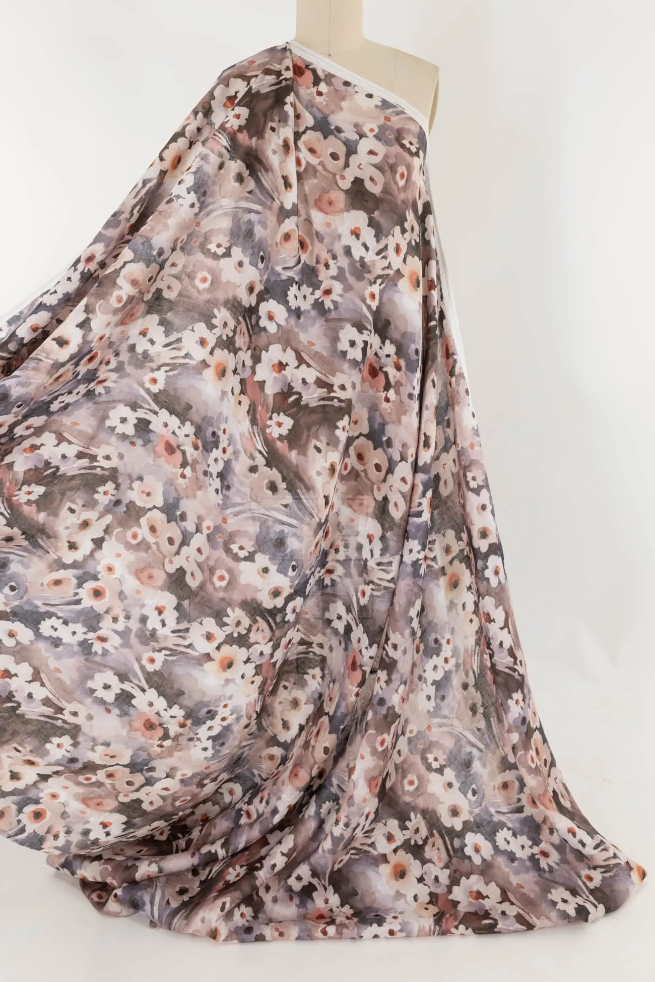 Foggy Garden Linen Woven
