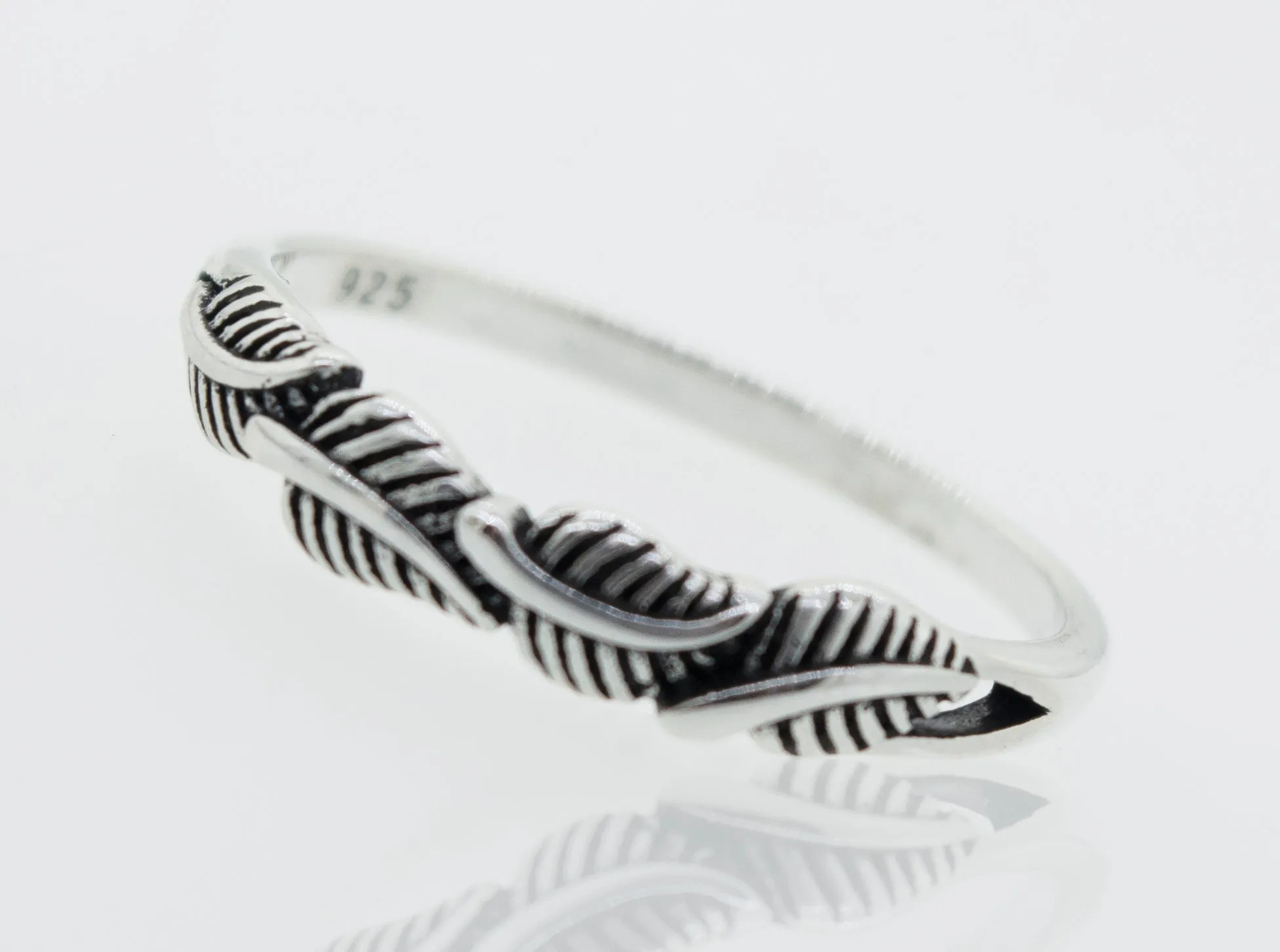 Four Leaves Silver Ring