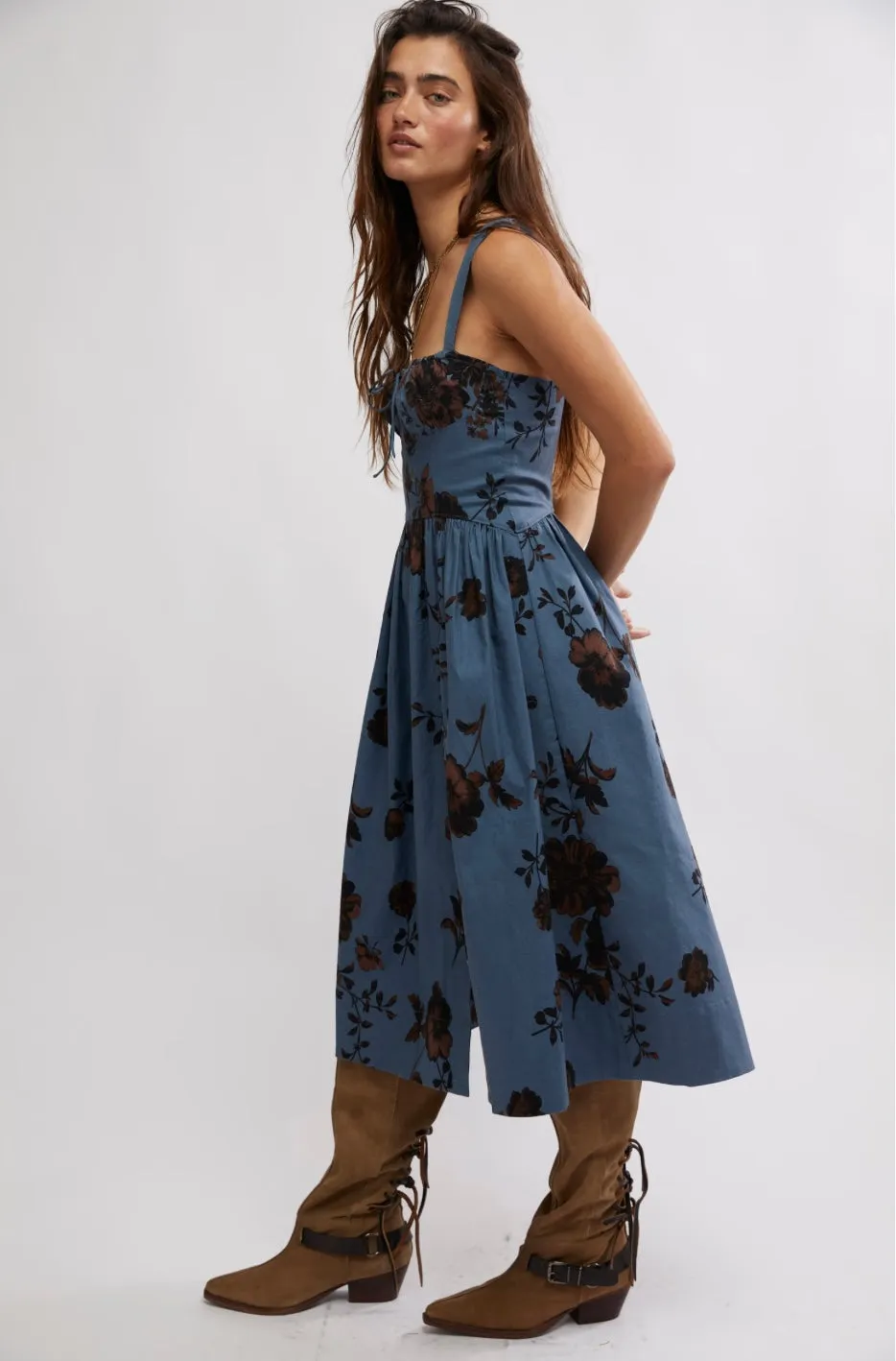 Free People Laters Baby Midi Dress