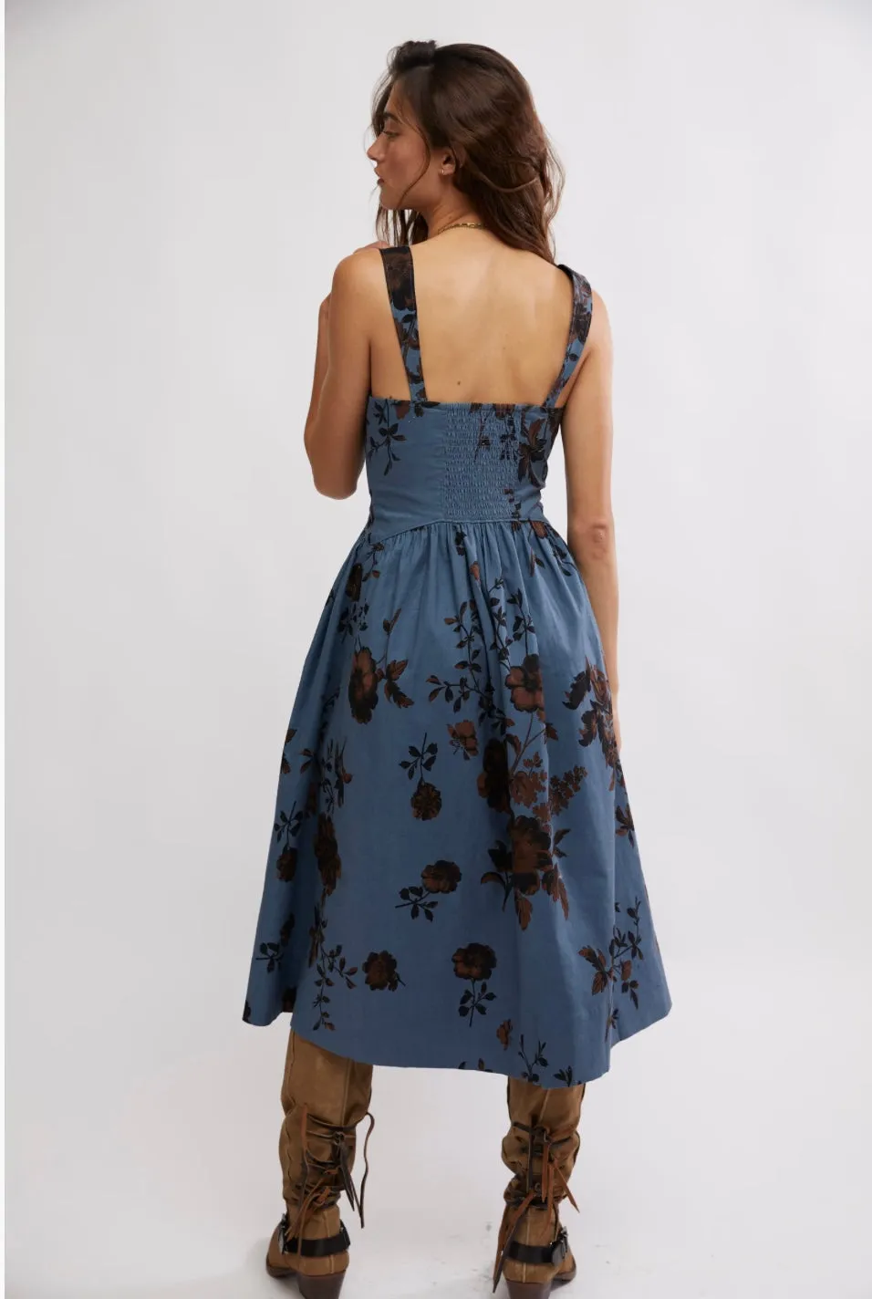 Free People Laters Baby Midi Dress